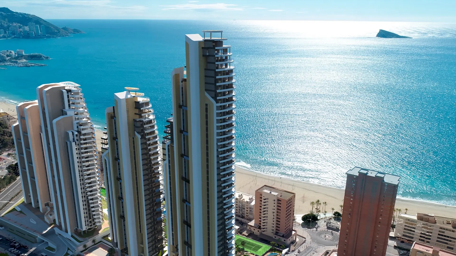 Appartement de 4 chambres avec vue sur la mer à Benidorm