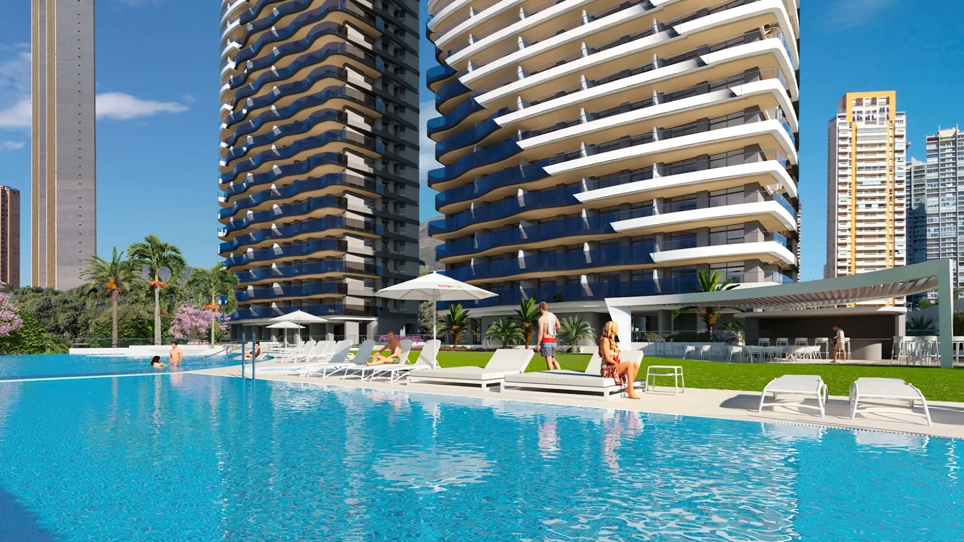 Appartement de 4 chambres avec vue sur la mer à Benidorm