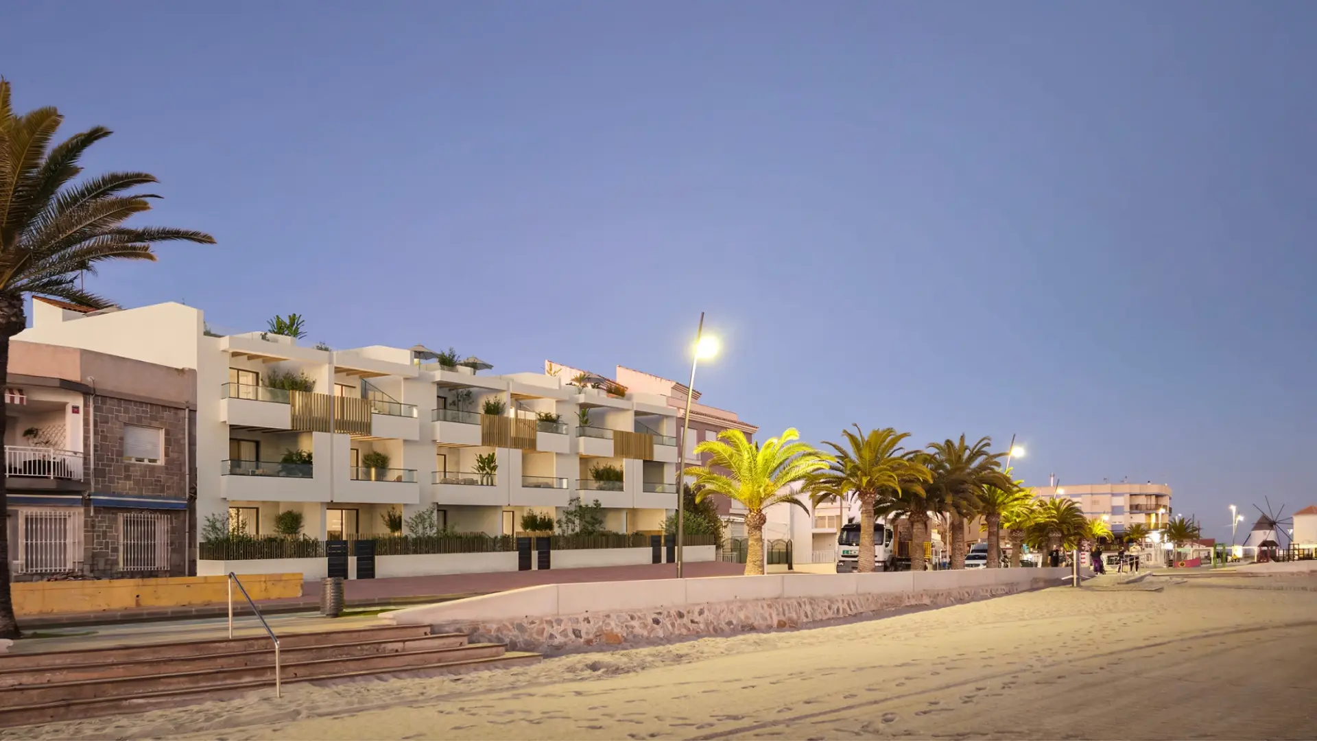 First-line beach apartment with 3 bedroom for sale in Lo Pagán