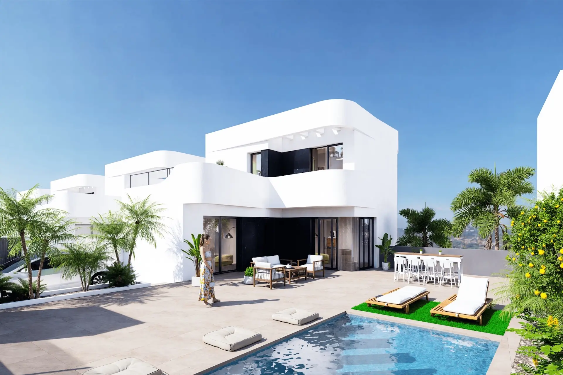 Modern villa for sale with 3 bedrooms in La Finca Golf, Algorfa