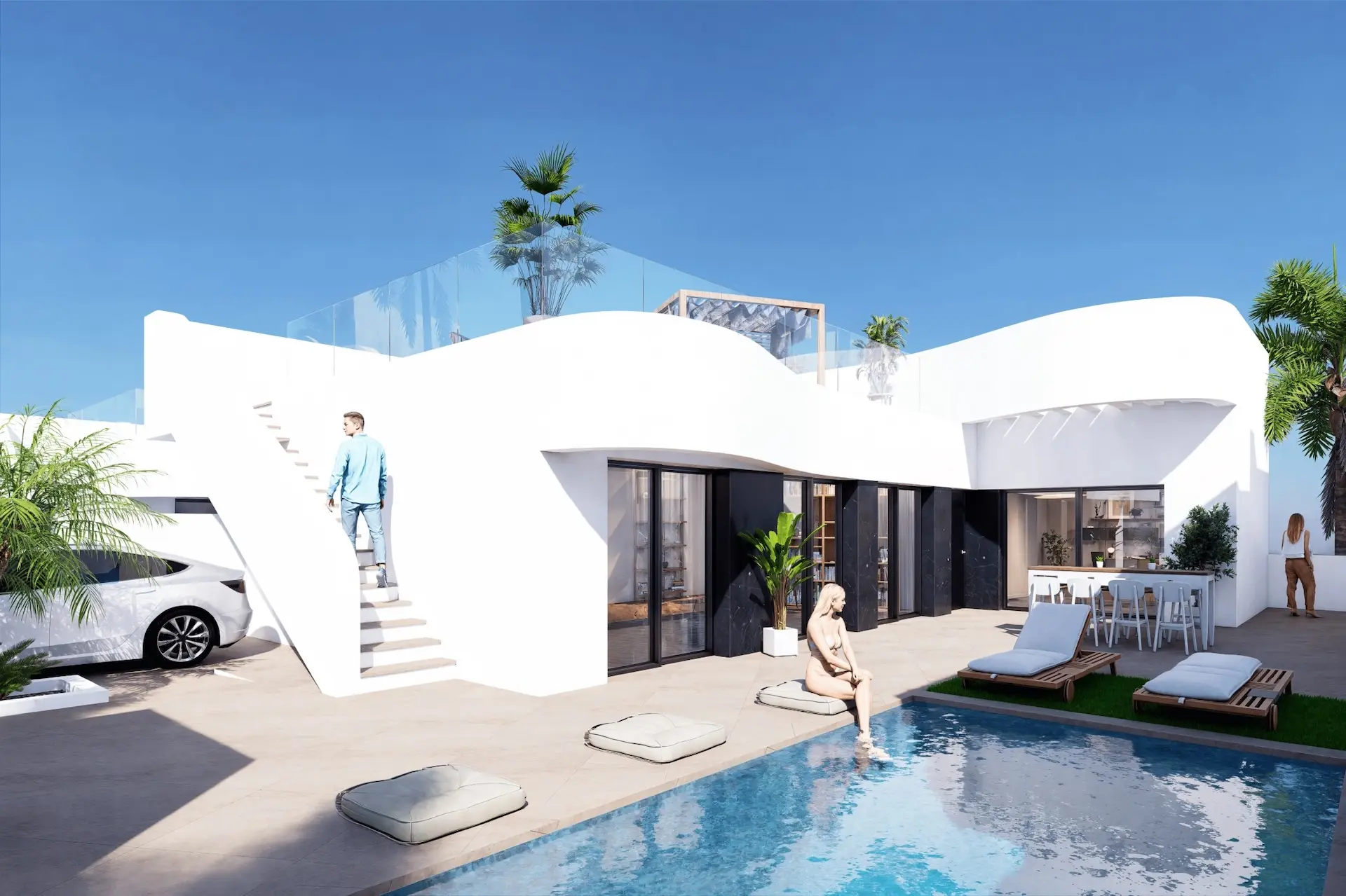 Modern villa for sale with 3 bedrooms in La Finca Golf, Algorfa