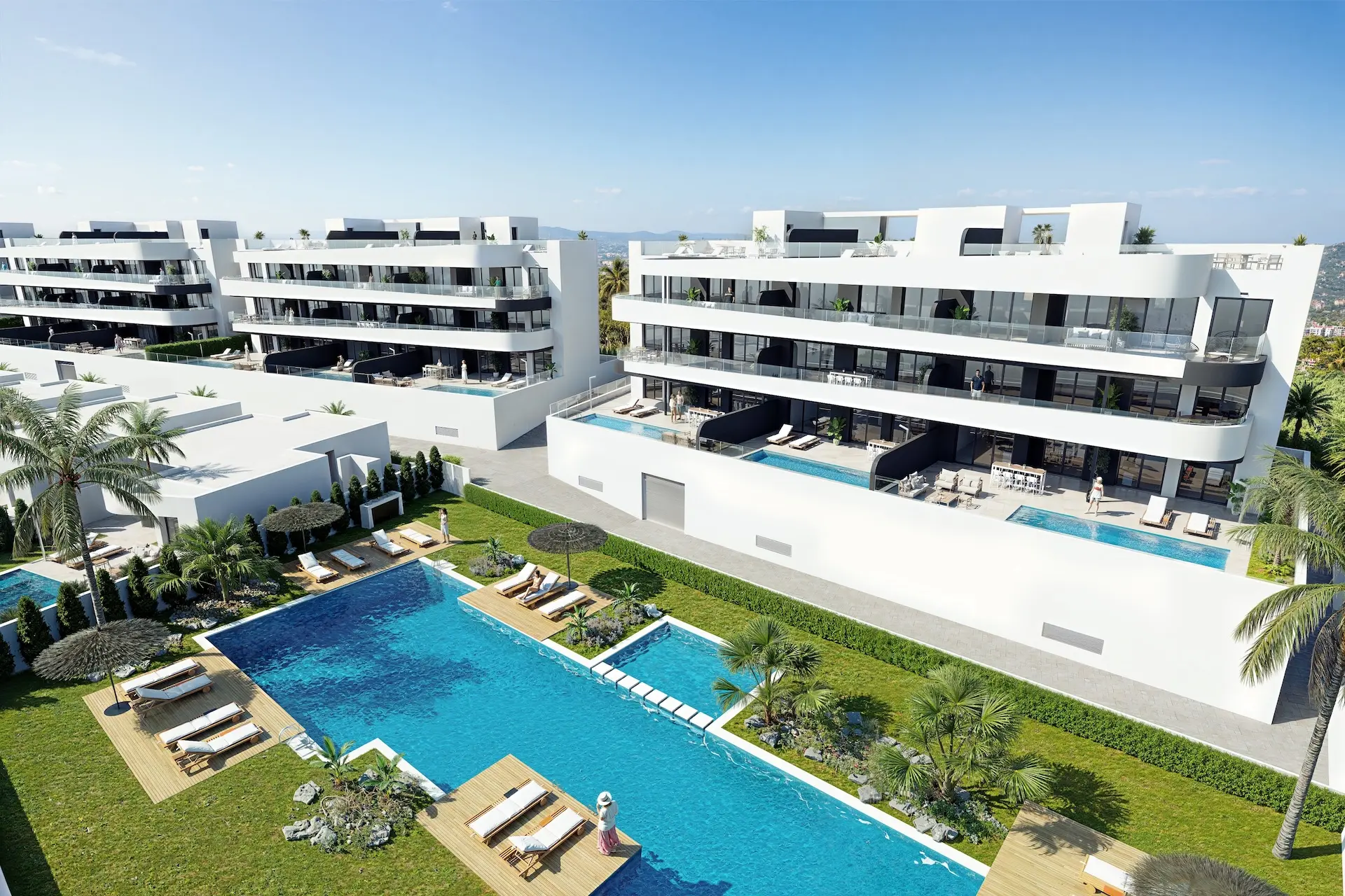 Penthouse mit 3 Schlafzimmern zu verkaufen in Serena Golf, Los Alcázares