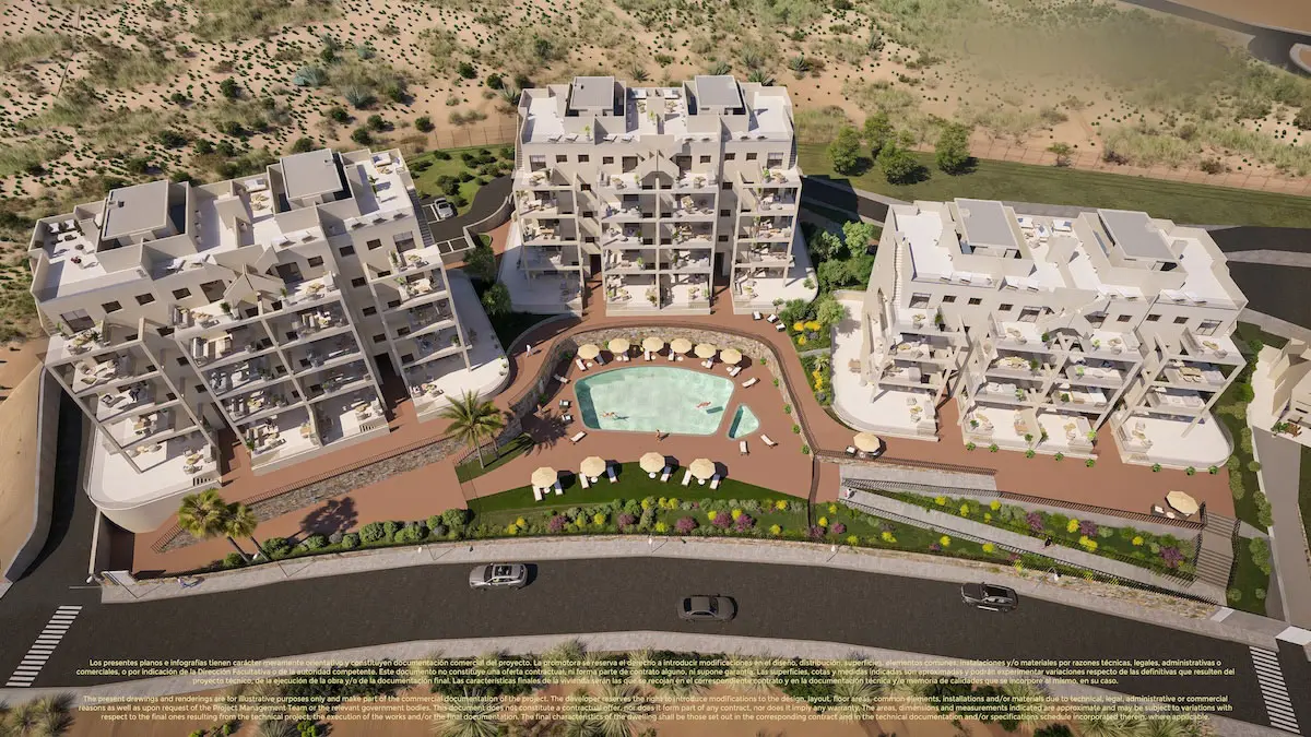 Stylish apartments for sale in Corvera Hills Golf