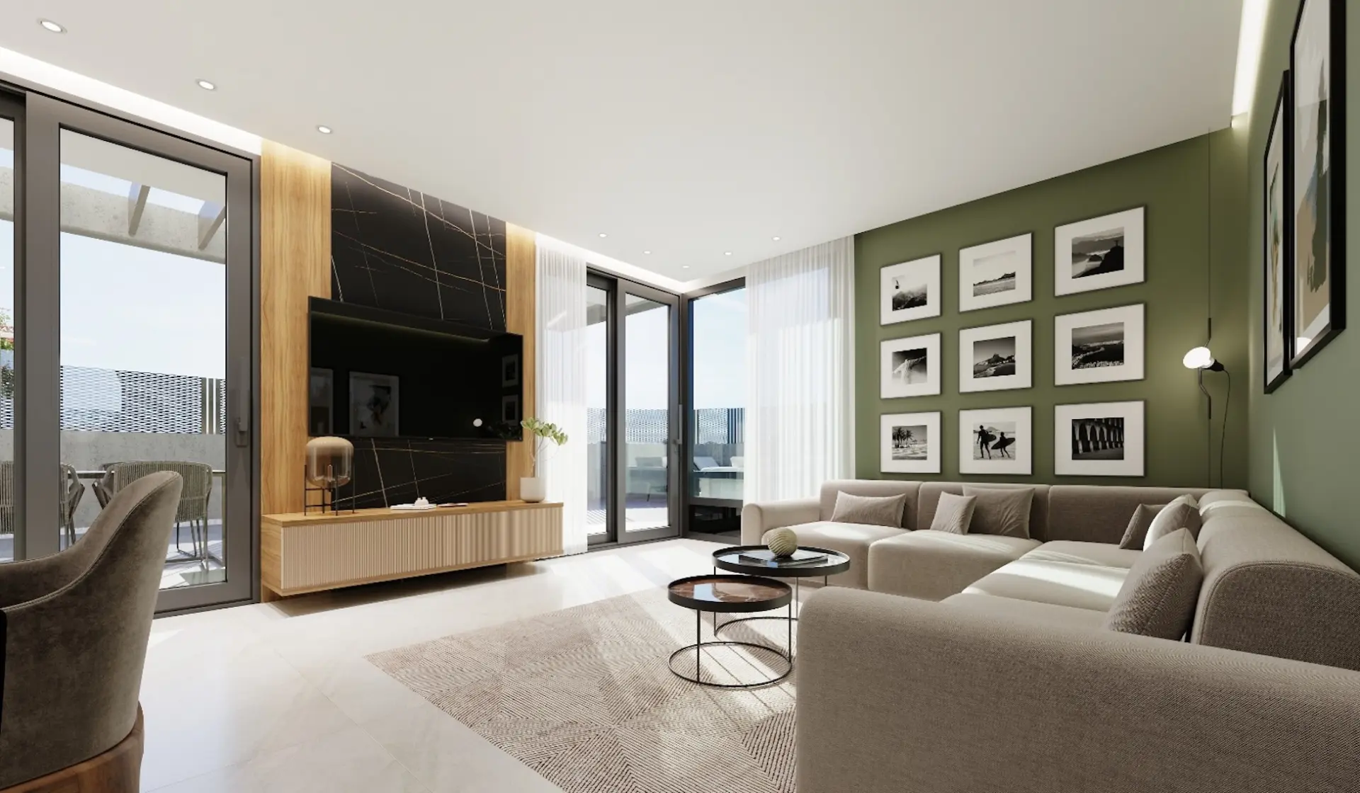 6 Modern 3 bed villas with private pool for sale in exciting gated Murcia resort