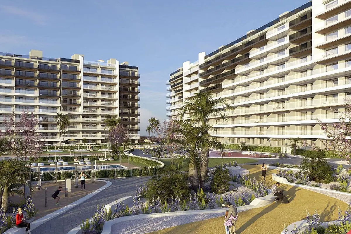 Modern appartement te koop op slechts 200 meter van het strand in Punta Prima
