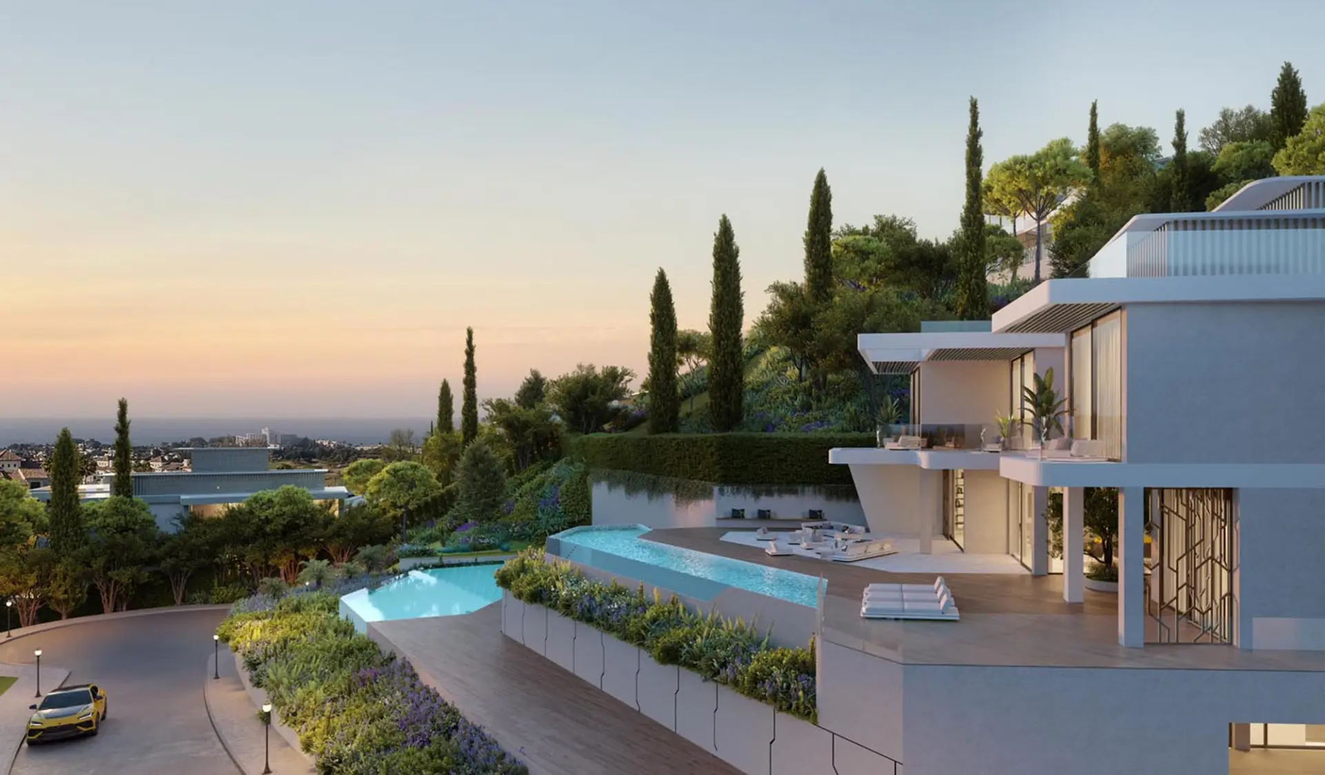 Luxury villas for sale in Benahavís with sea view