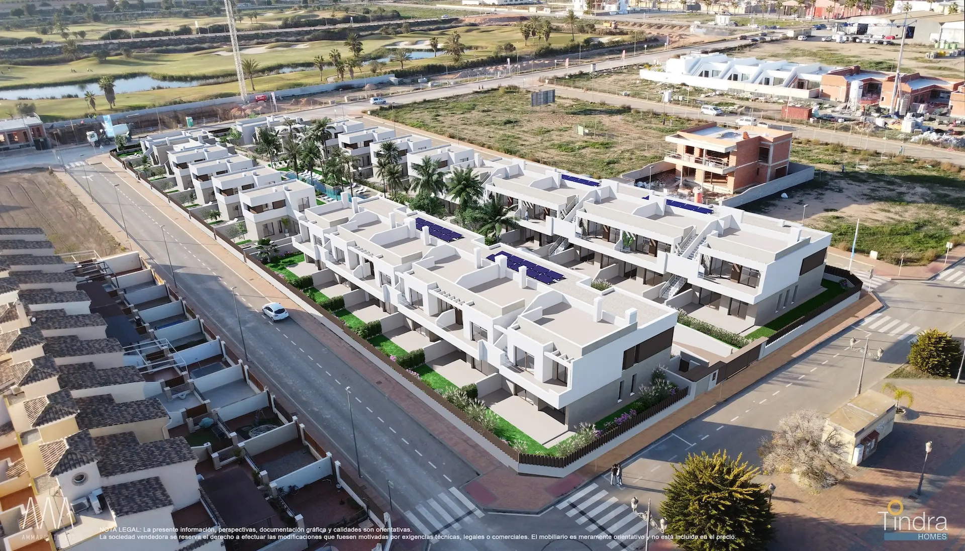 Modern appartement met 3 slaapkamers te koop in Serena Golf, Los Alcazares