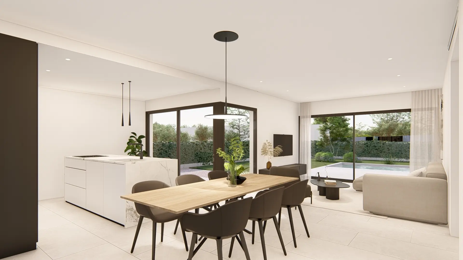 Modern 3 bedroom Villa with Mountain Views For Sale in Molina De Segura