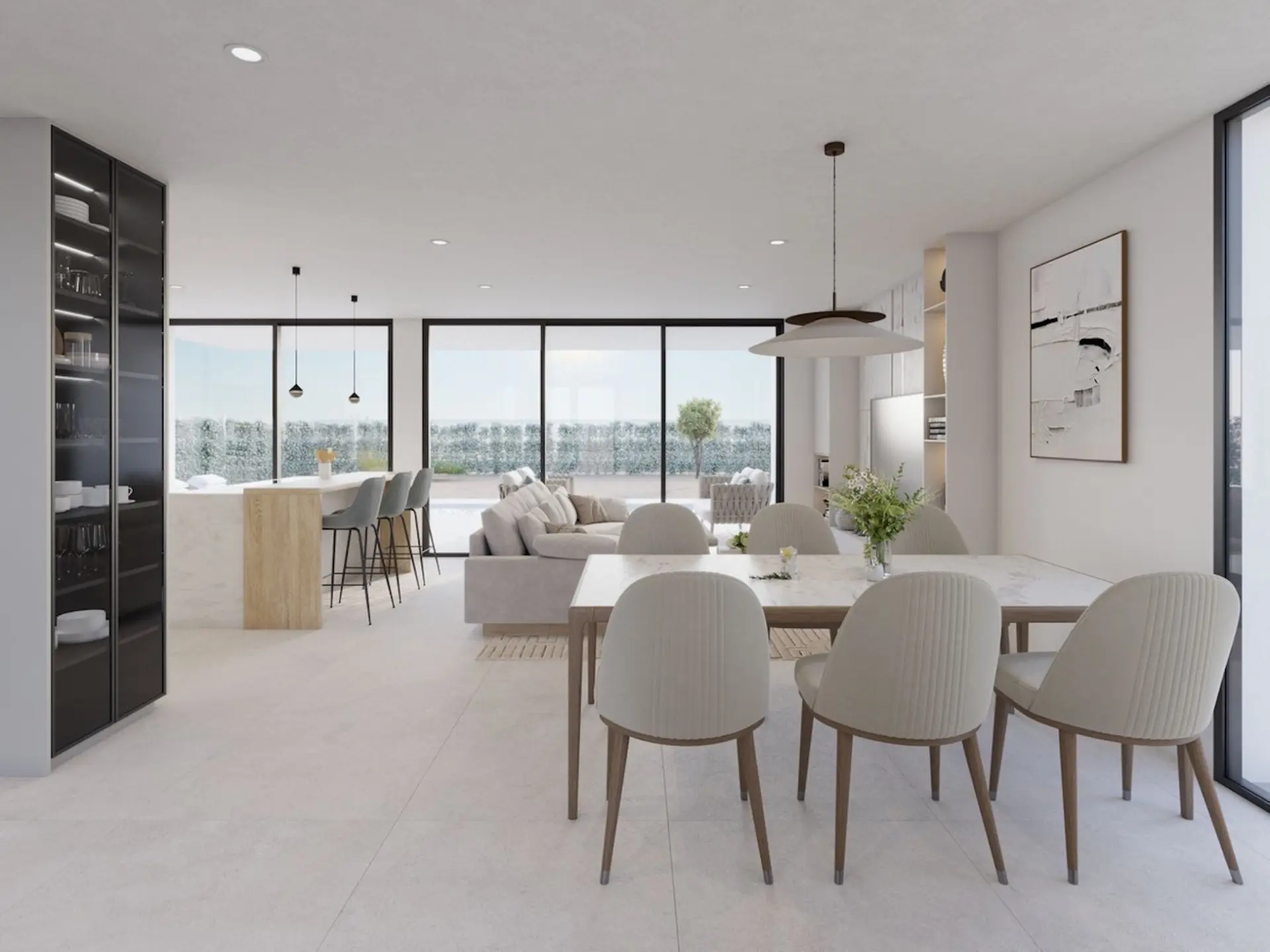 Villa moderne avec piscine à vendre à Hacienda del Álamo Golf Resort