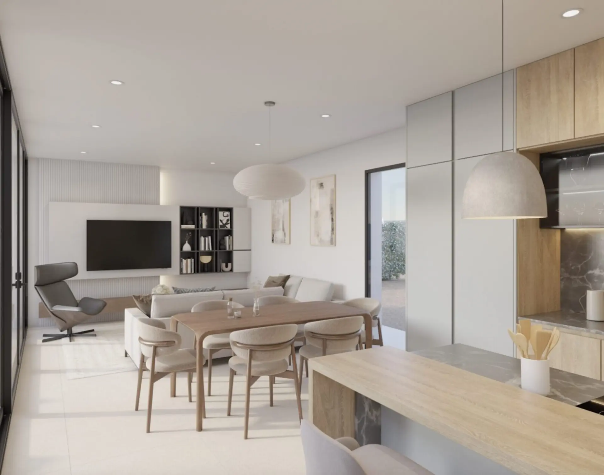 Modern Villa with Pool for sale at Hacienda del Álamo Golf Resort