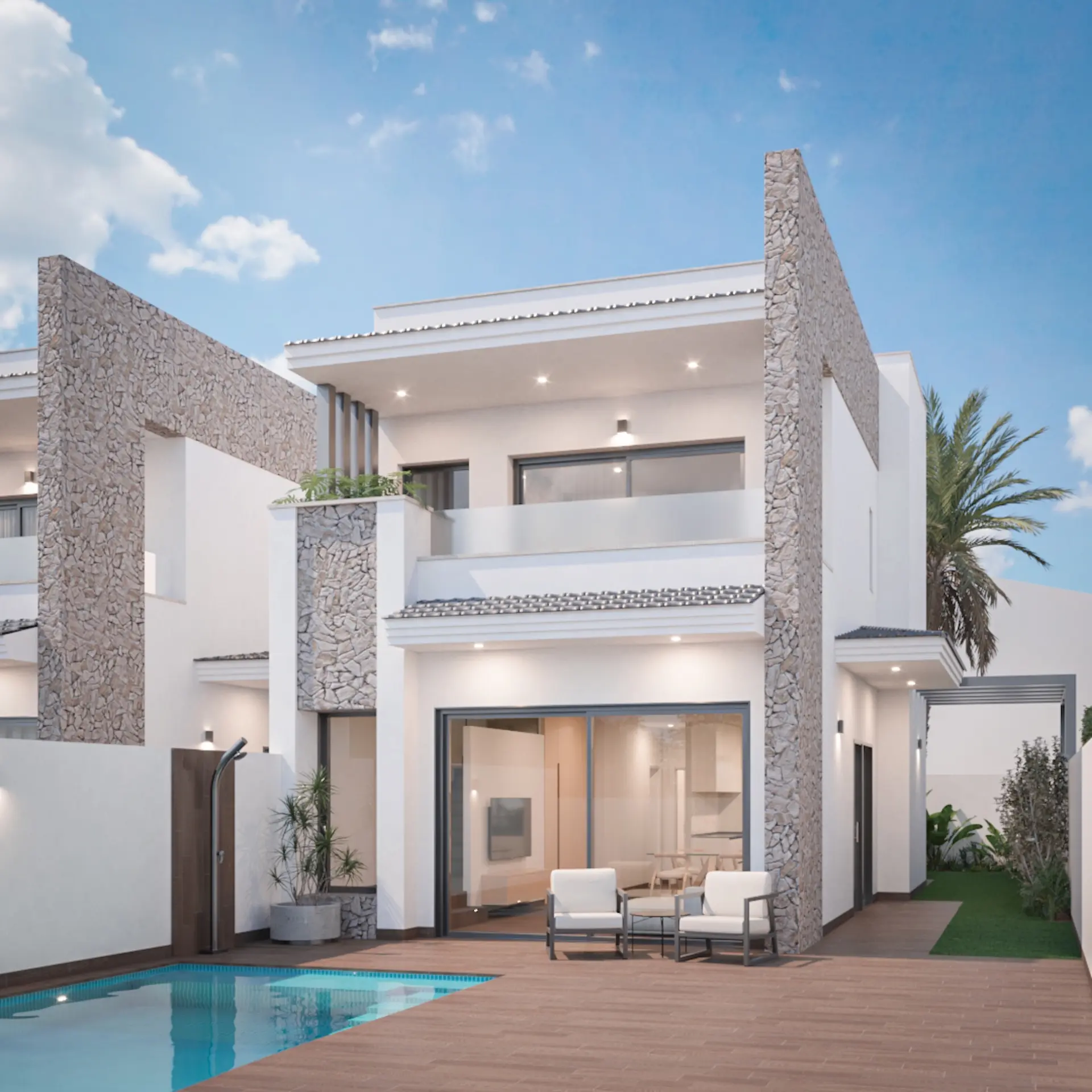 Villa moderne de luxe avec piscine privée à vendre à San Pedro del Pinatar