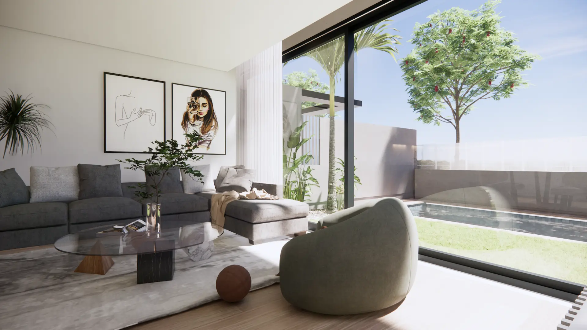 Villa de luxe avec piscine et sous-sol à vendre dans le complexe Santa Rosalía Lake Resort