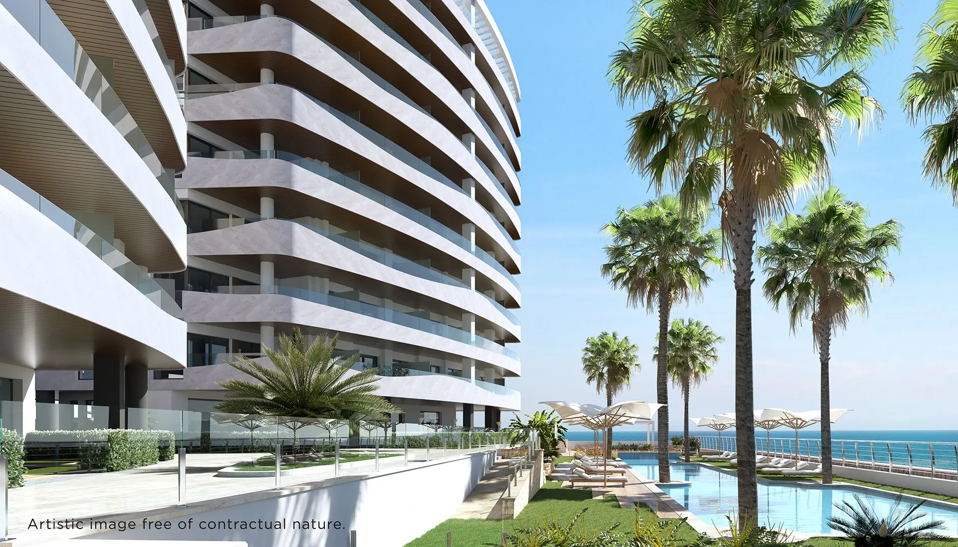 Appartement met 3 slaapkamer en zeezicht in La Manga del Mar Menor