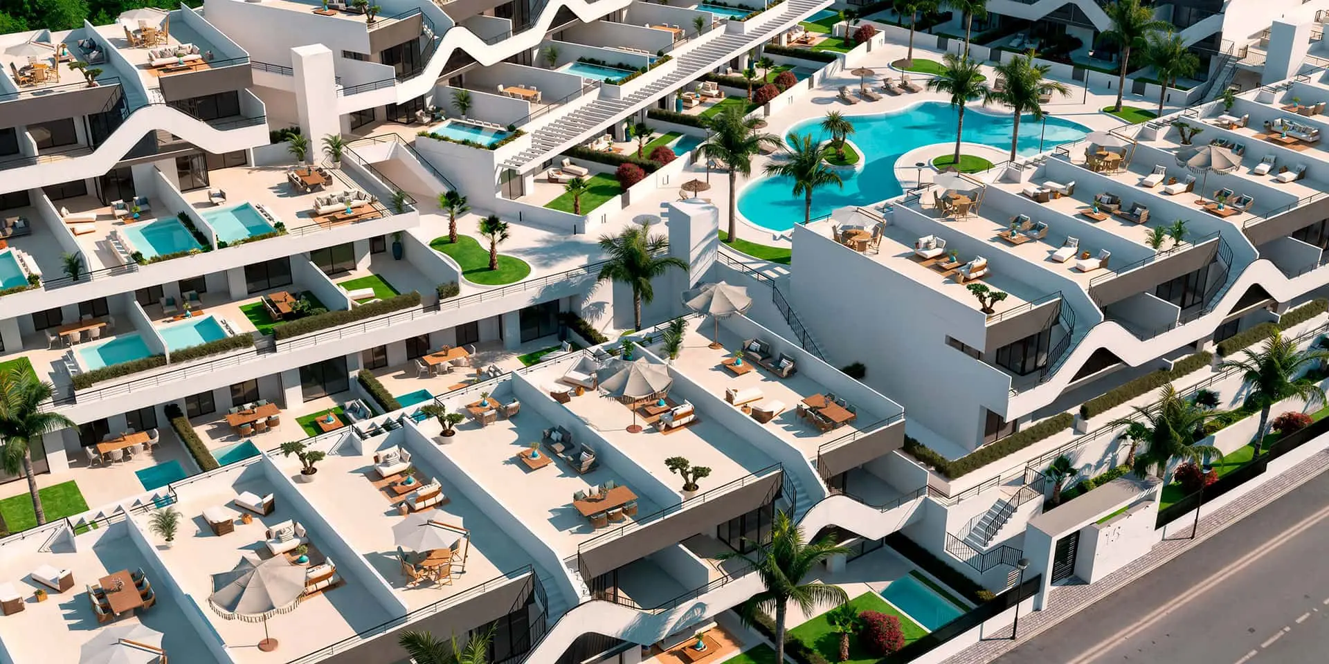 Penthouse with 2 bedrooms and spacious solarium for sale in Alfaz del Pi