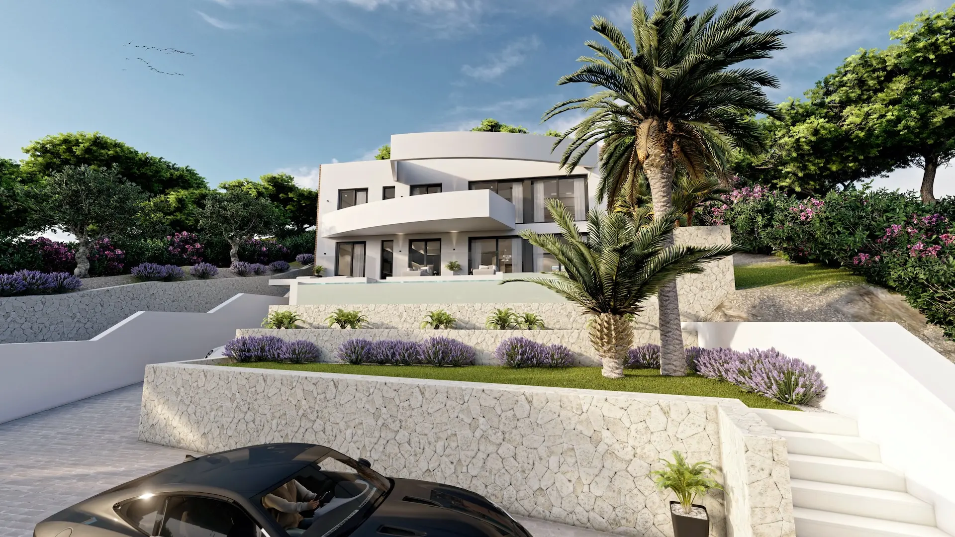 Luxury villa for sale with sea views and infinity pool in Altea