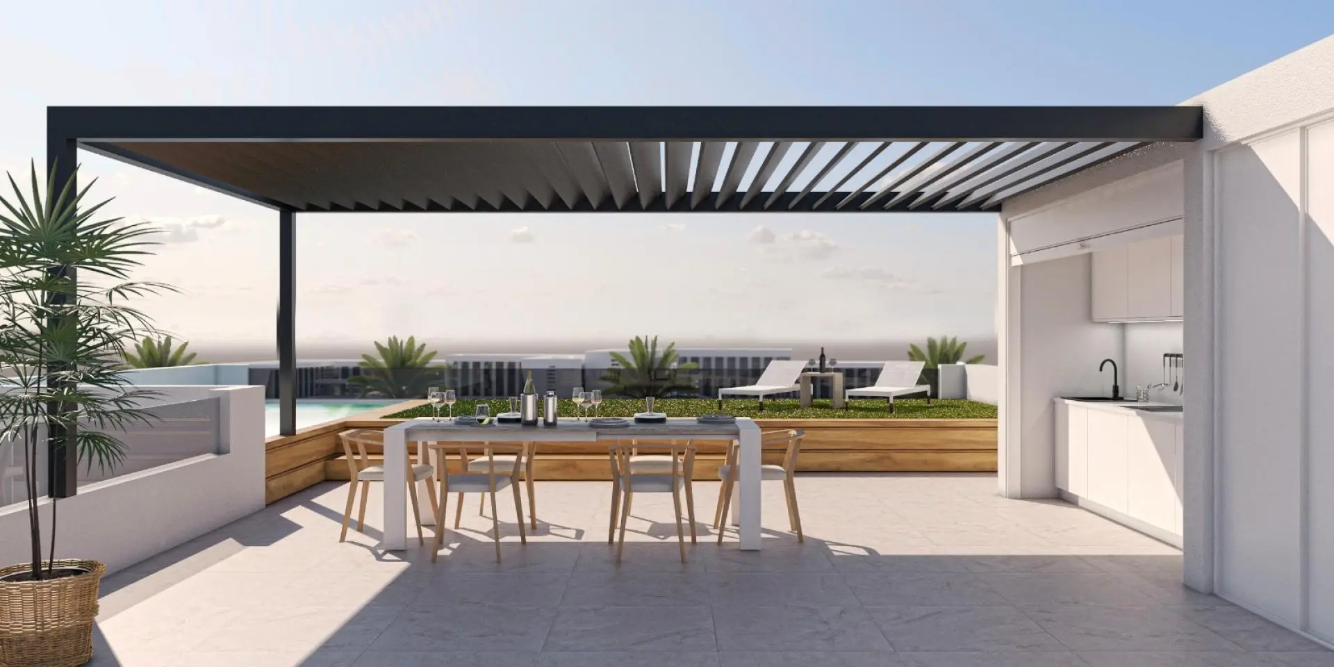 Luxe penhouse met privézwembad te koop in San Pedro del Pinatar