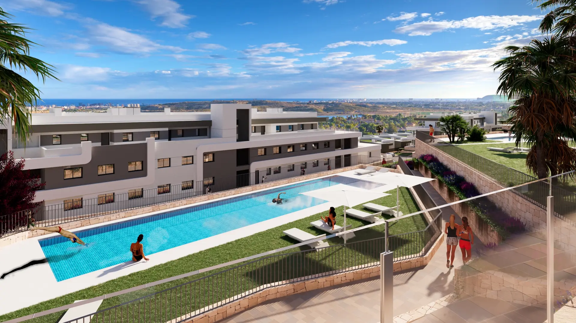 Modern apartment with 2 bedrooms for sale in Bonalba Golf, Mutxamel