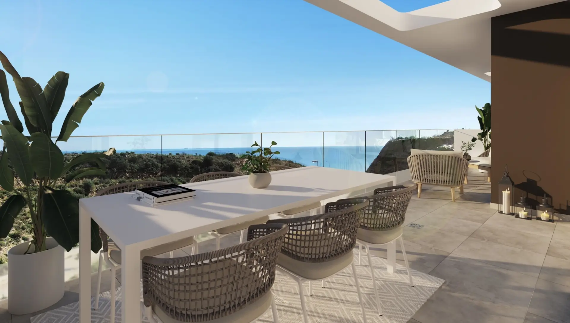 Superbe penthouse avec vue sur la mer à vendre à Rincon de la Victoria, près de Malaga