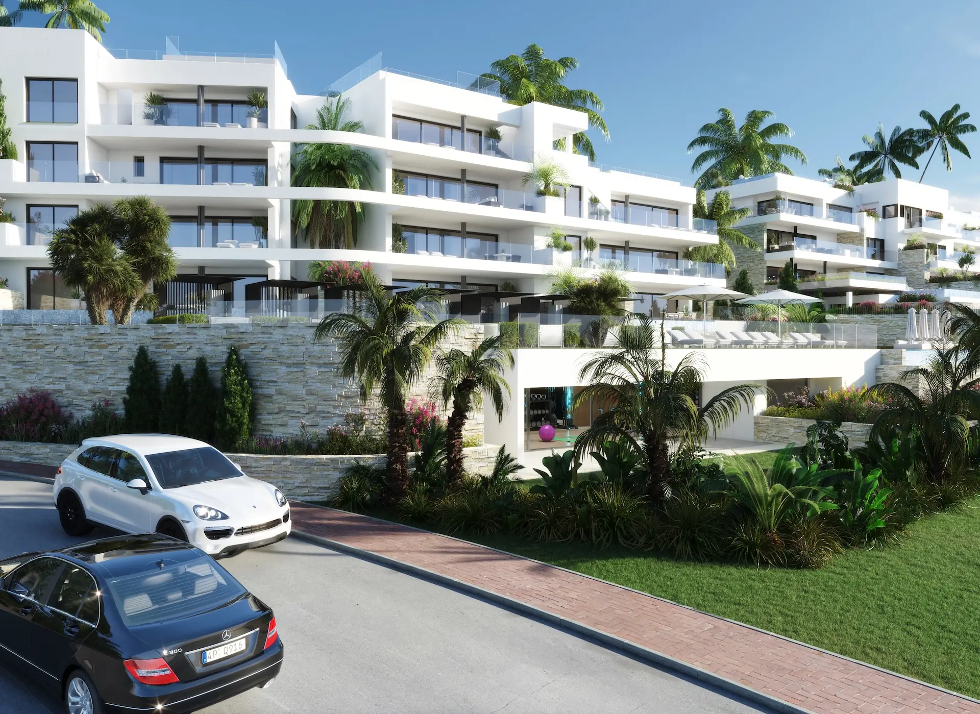 Luxury penthouse with 3 bedrooms, solarium, private pool and sea views in Las Colinas Golf