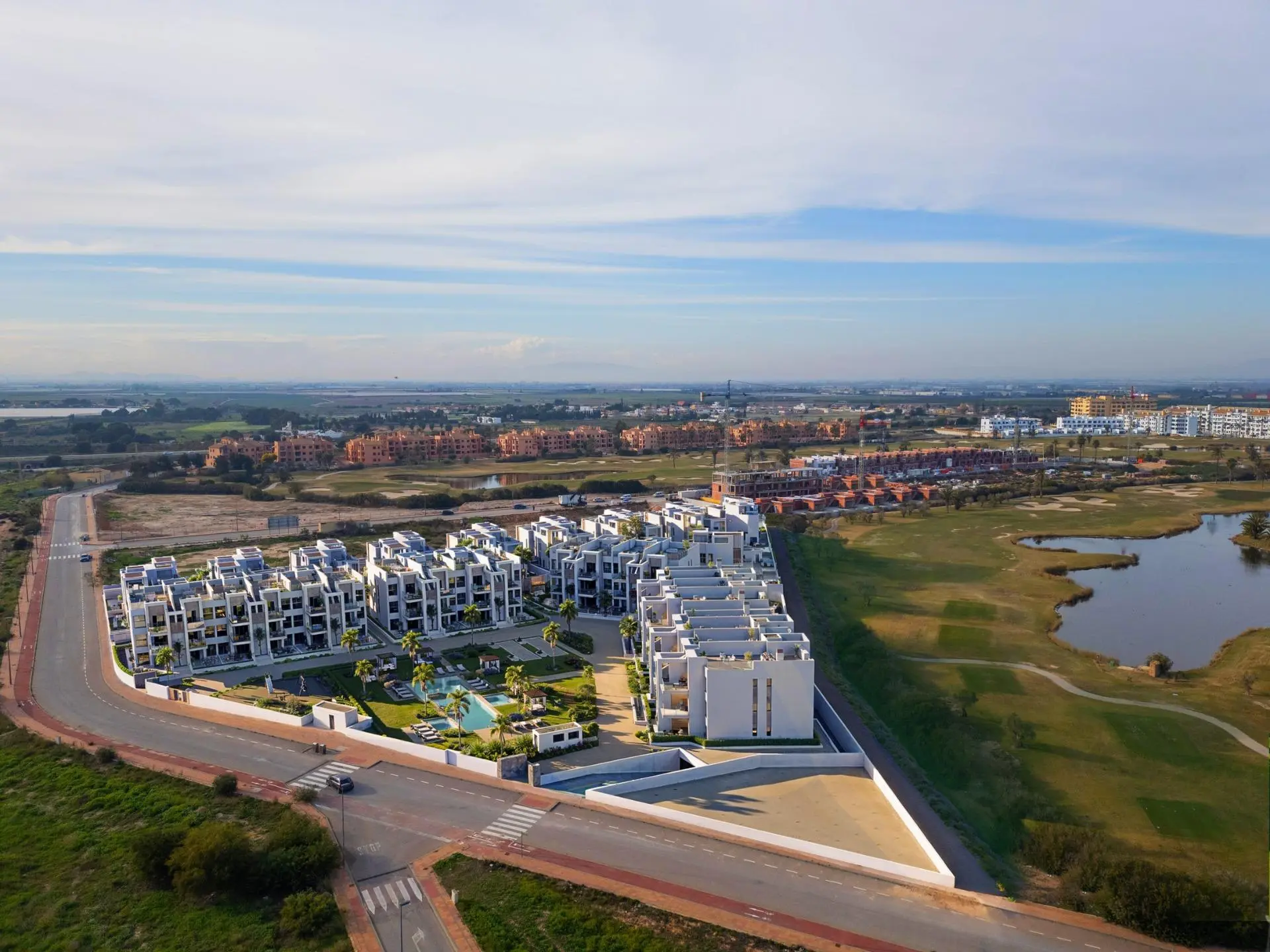Appartements neufs dans un complexe résidentiel à La Serena Golf-Los Alcazares, près de la plage