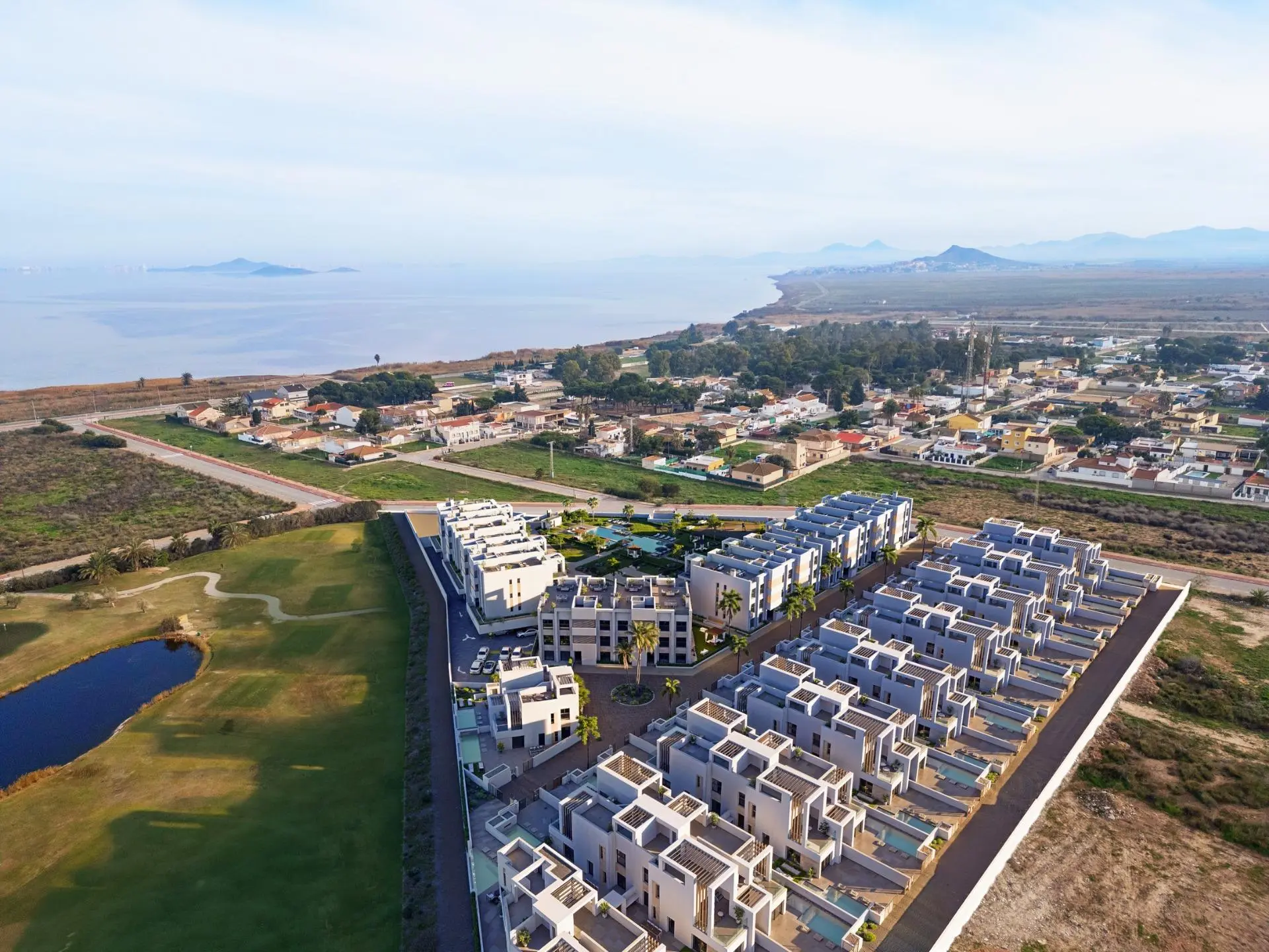 Appartements neufs dans un complexe résidentiel à La Serena Golf-Los Alcazares, près de la plage