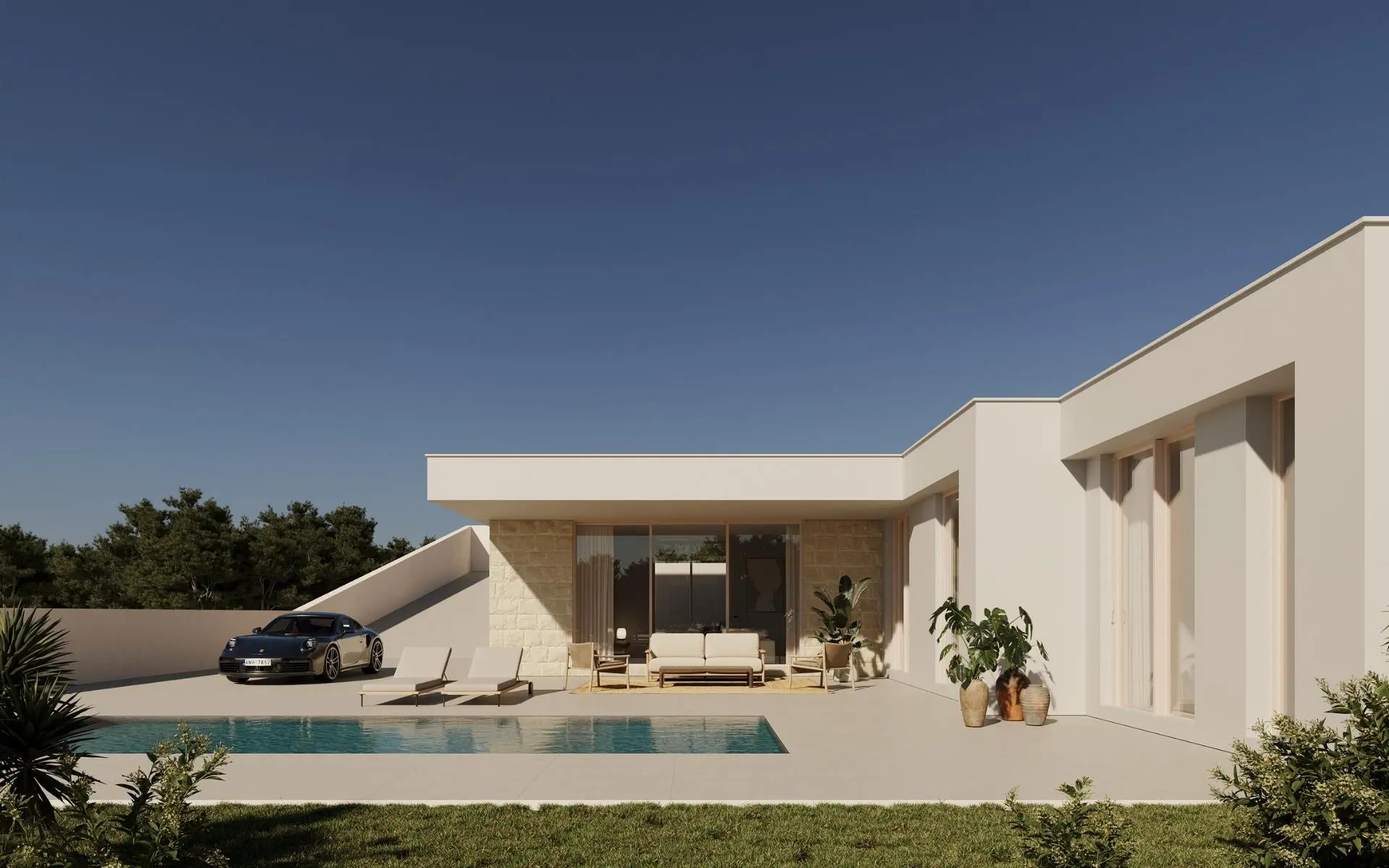 Nieuwbouwwilla’s in moderne stijl in Polop Hills met privézwembad