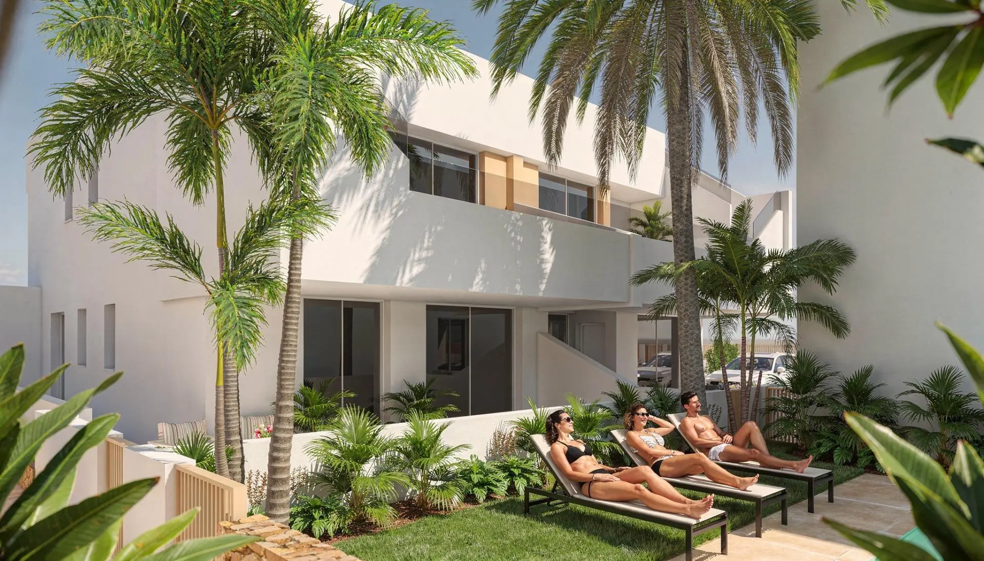 Nieuwbouw Bungalows in Pilar de la Horadada dichtbij het strand en het stadscentrum