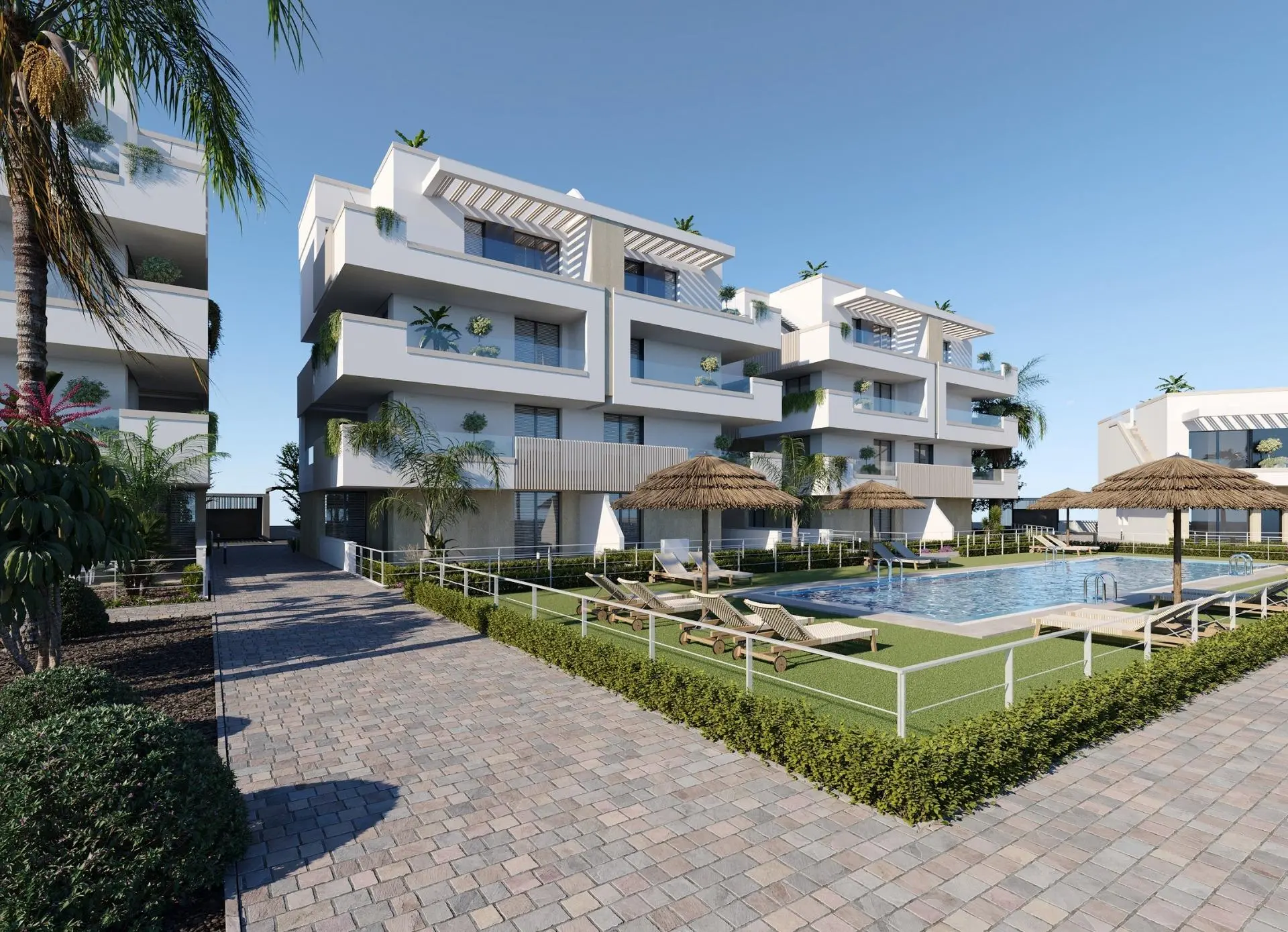 Neubauwohnungen und Bungalows im Santa Rosalia Lake and Life Resort