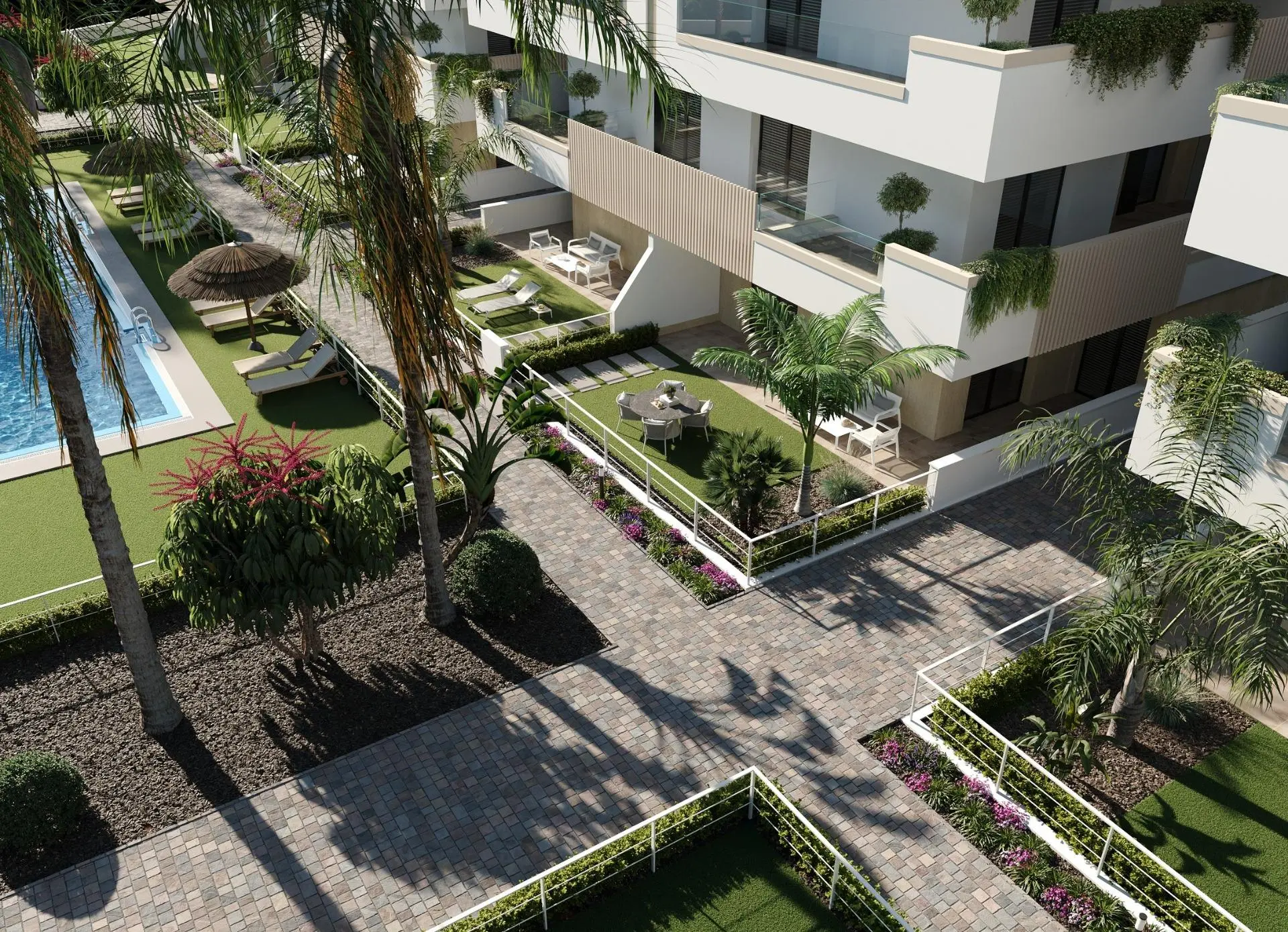 Neubauwohnungen und Bungalows im Santa Rosalia Lake and Life Resort