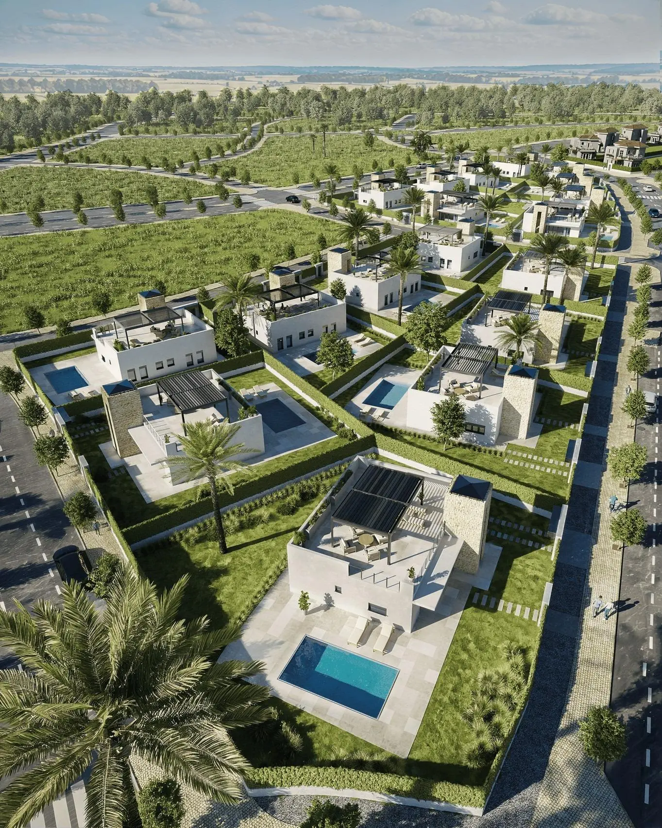 Detached new-build villa for sale in Lorca