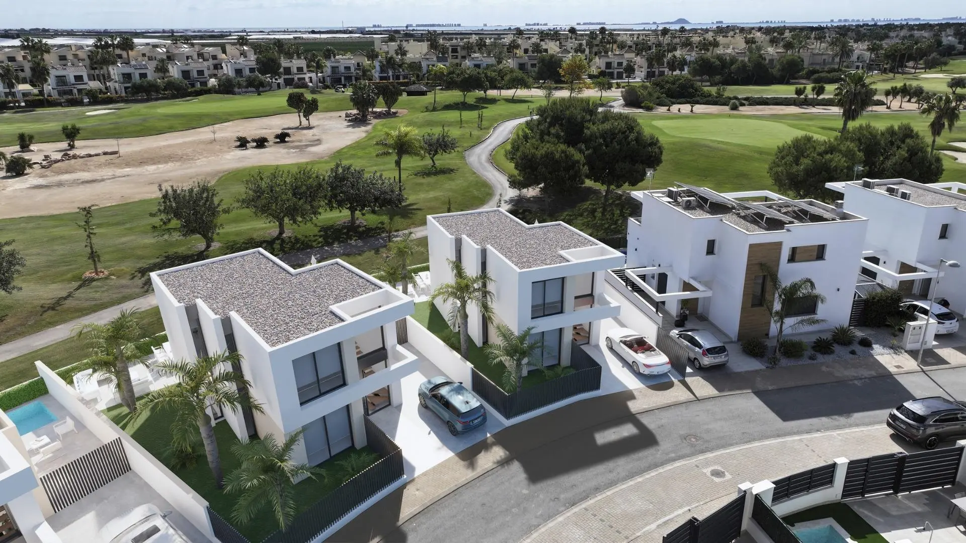 Villa with front-line golf views for sale in Roda Golf