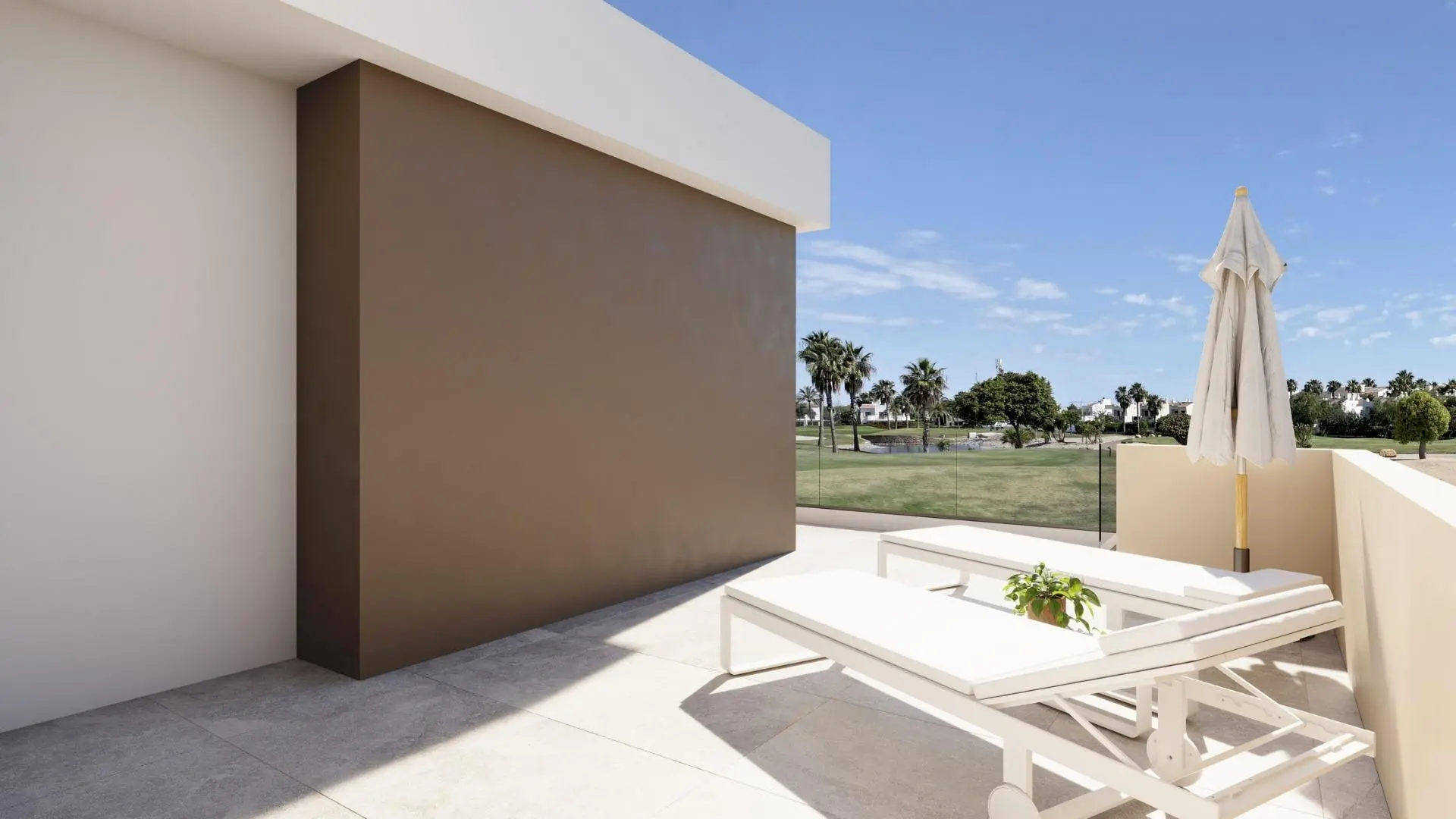 Villa with front-line golf views for sale in Roda Golf