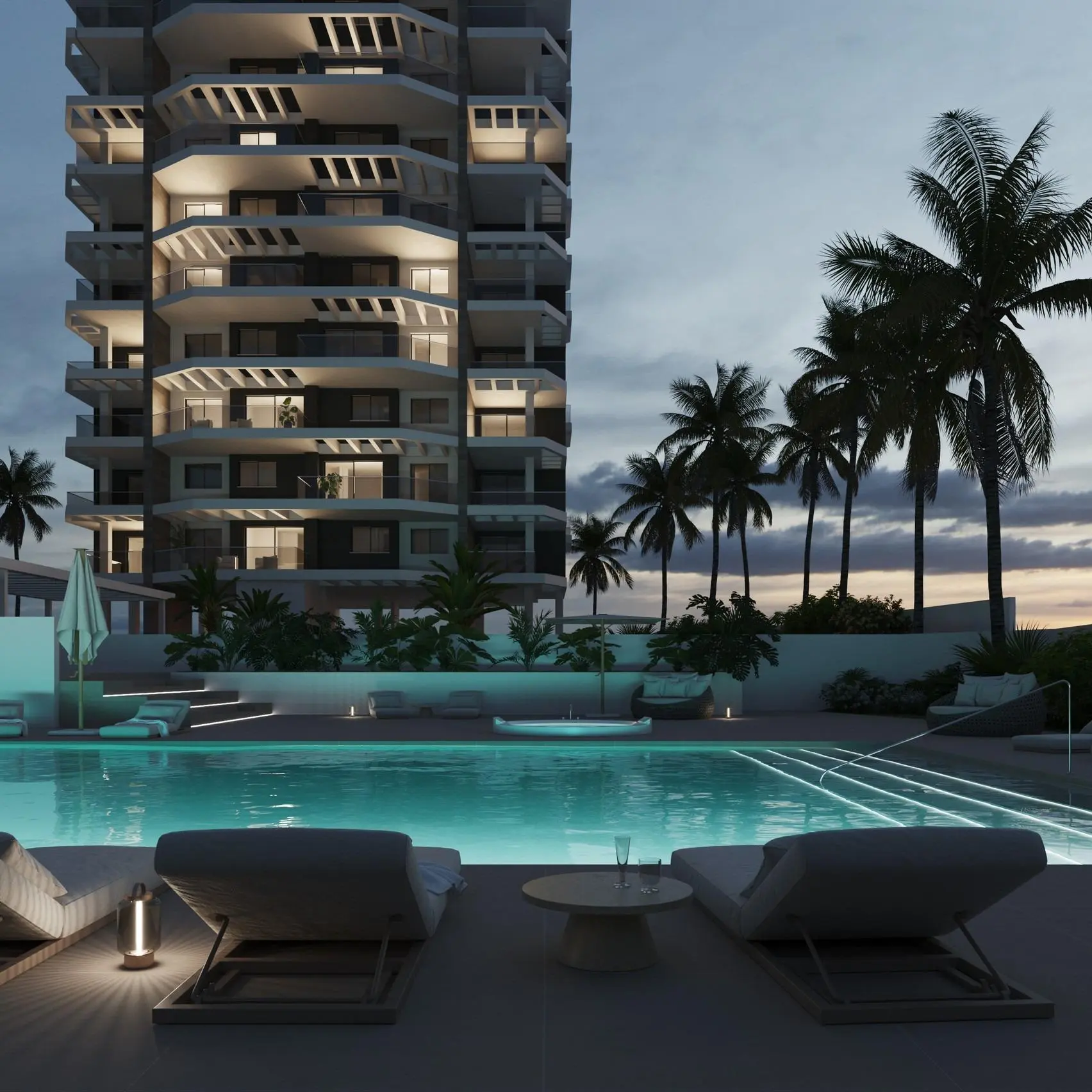Penthouse te koop in Calpe met zeezicht nabij het strand