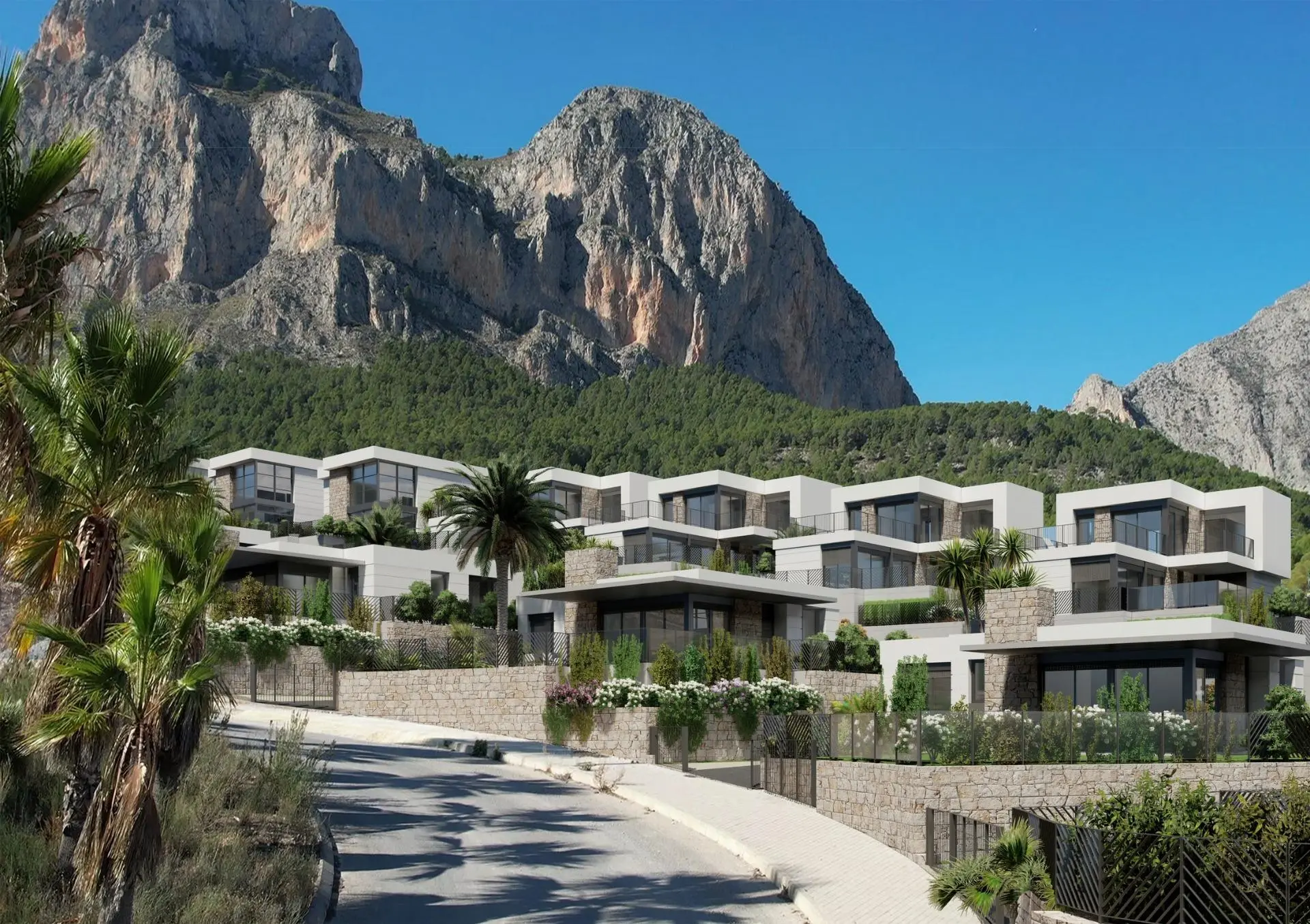 Neubau Villen in Polop, Alicante