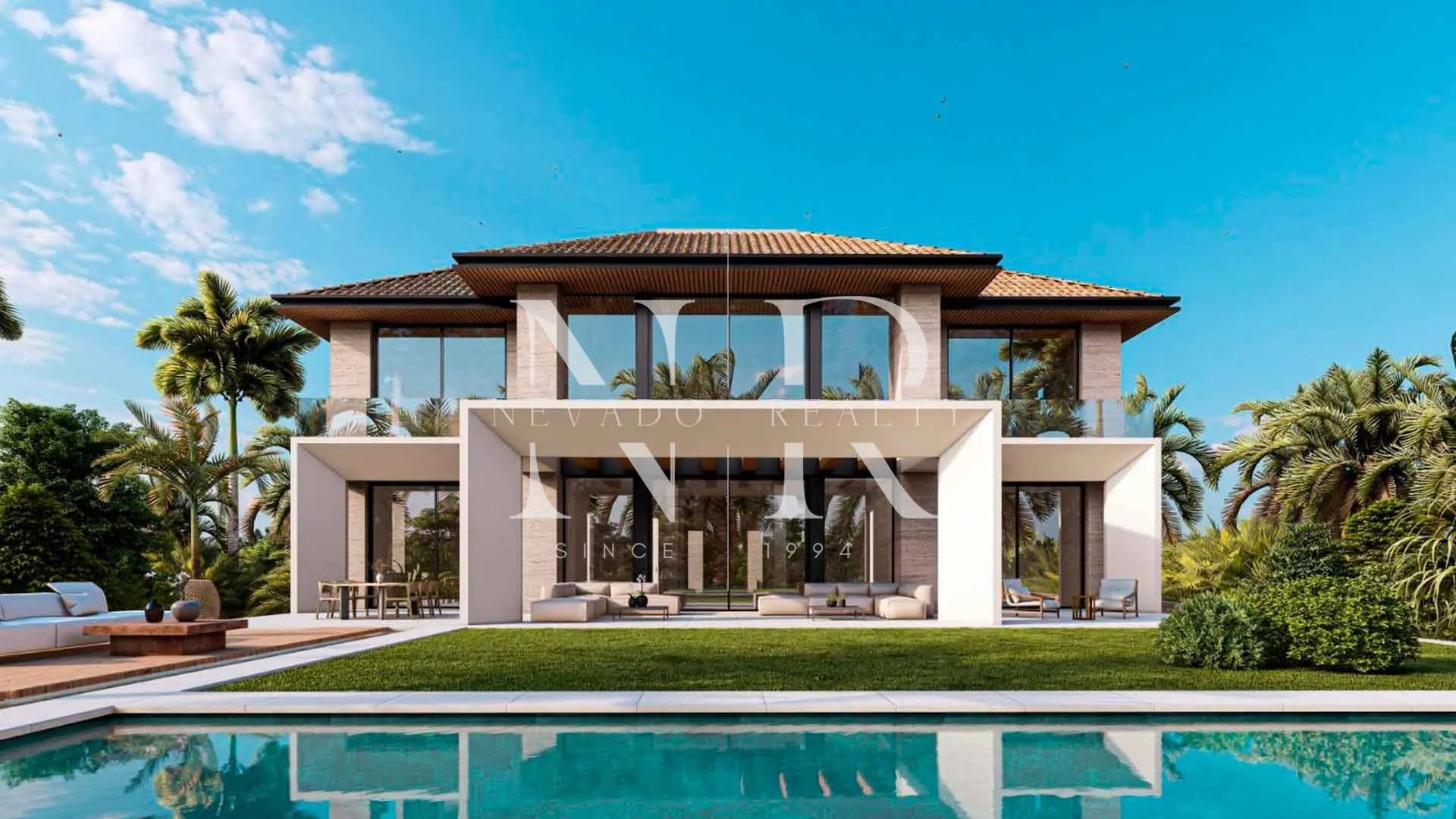 Villa en estructura para construir en La Alquería con vistas al mar y al golf en venta