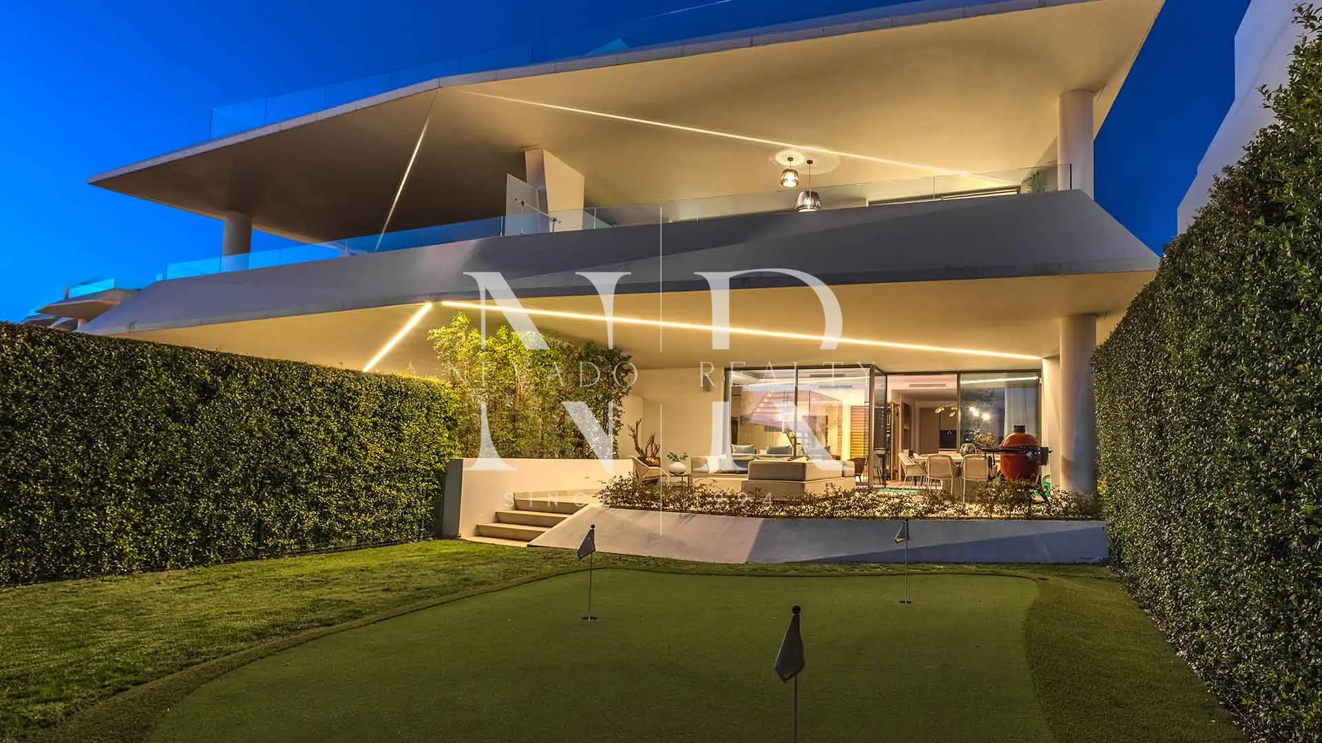 Newly built semi-detached villa in Nueva Andalucia with panoramic sea views for sale