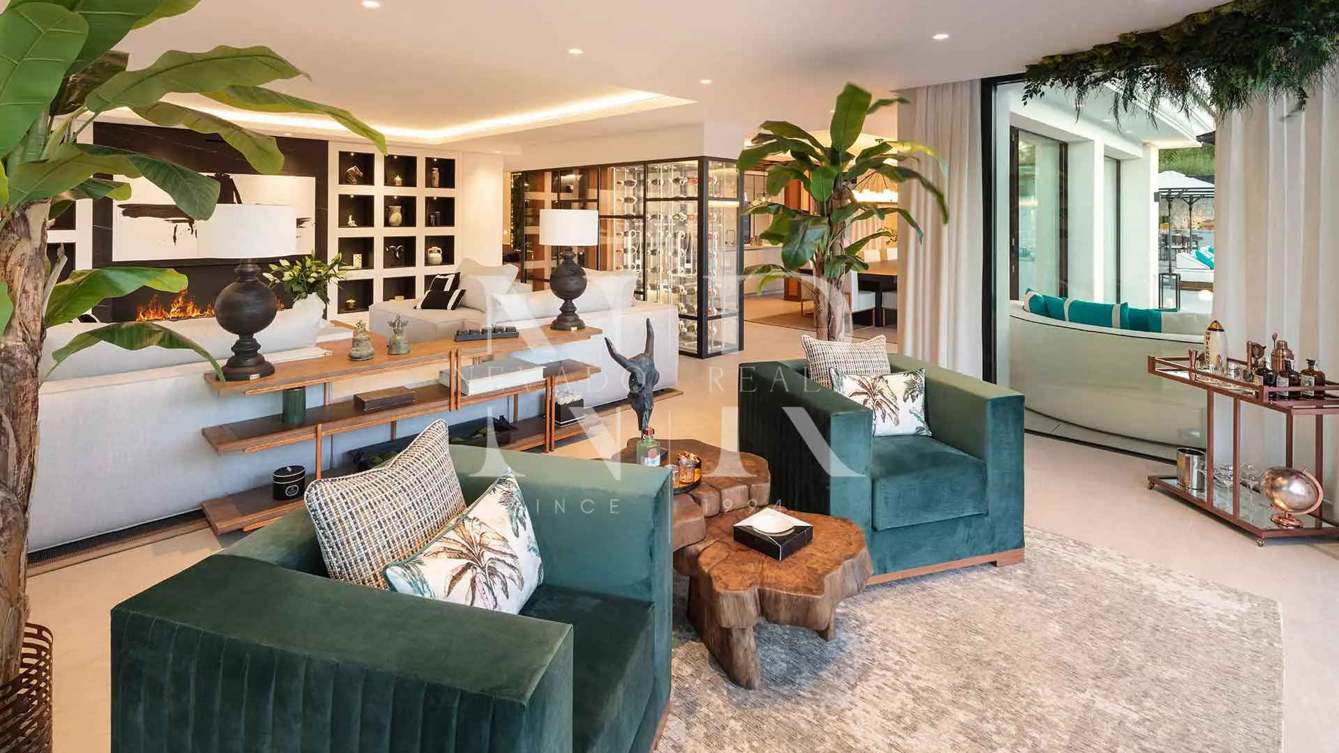 Villa de première ligne sur le terrain de golf de Las Brisas avec vue panoramique à vendre