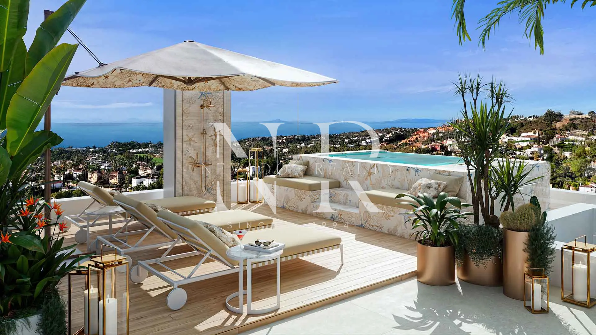 Ocho de Oro, Villas en Nueva Andalucía con vistas panorámicas en venta