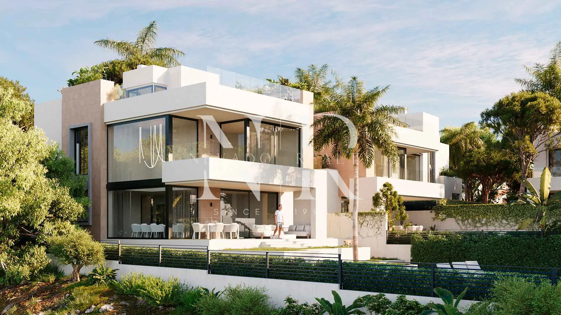 Sirocco, Villas under construction in Marbella East next to the beach for sale