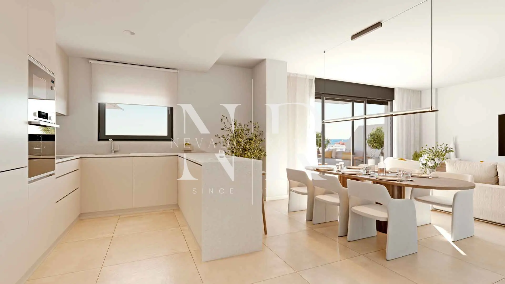 Promoción de apartamentos y áticos en Estepona muy cerca del centro en venta