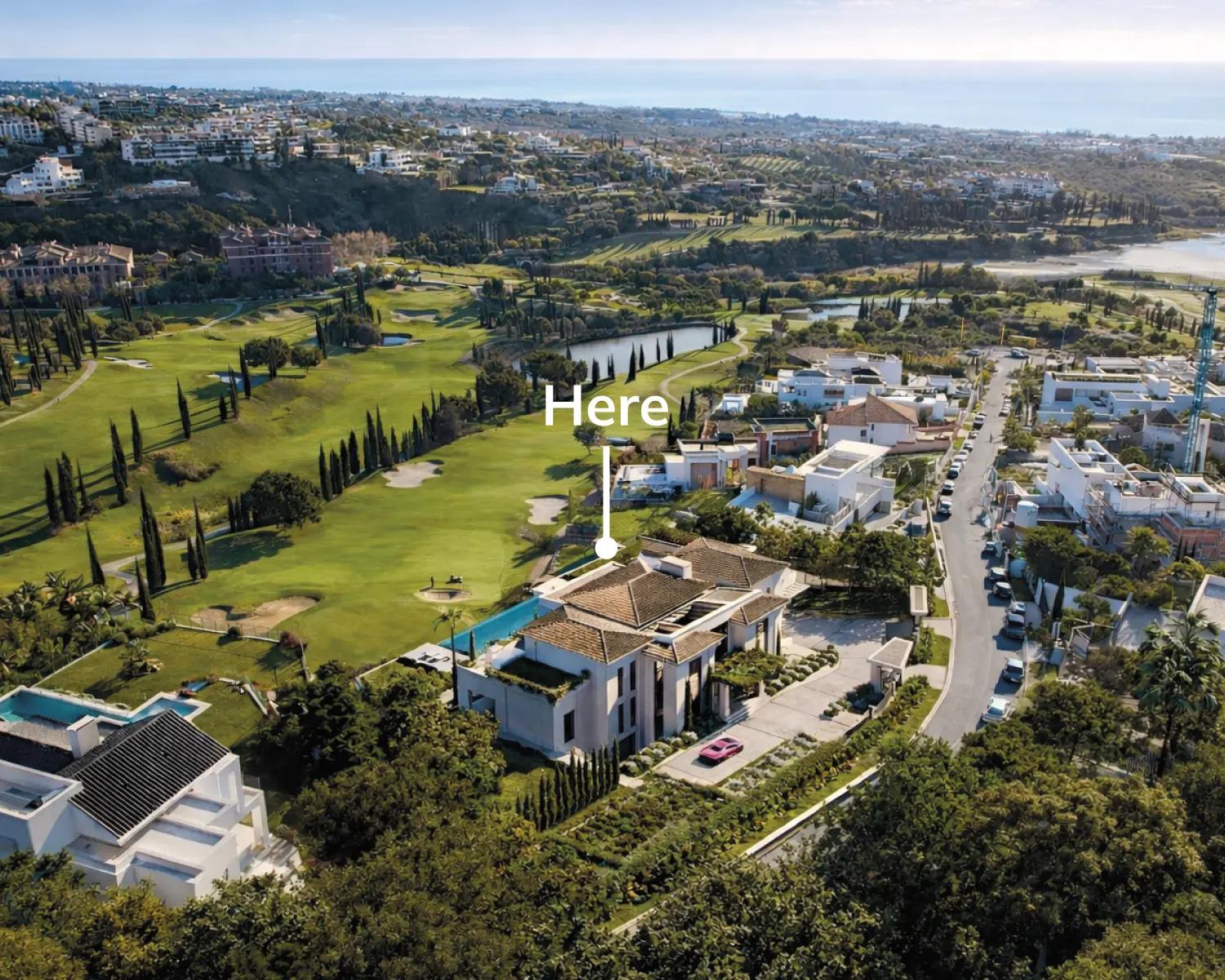 Exclusive Luxury Villa Project with Panoramic Sea Views on the Frontline of Golf in Los Flamingos, Benahavís