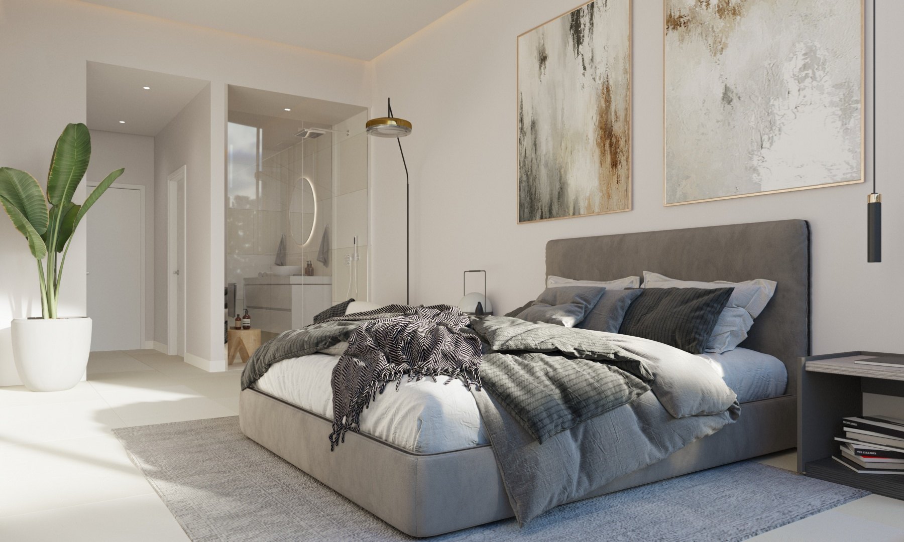 Detached villa with panoramic sea views in secure urbanisation