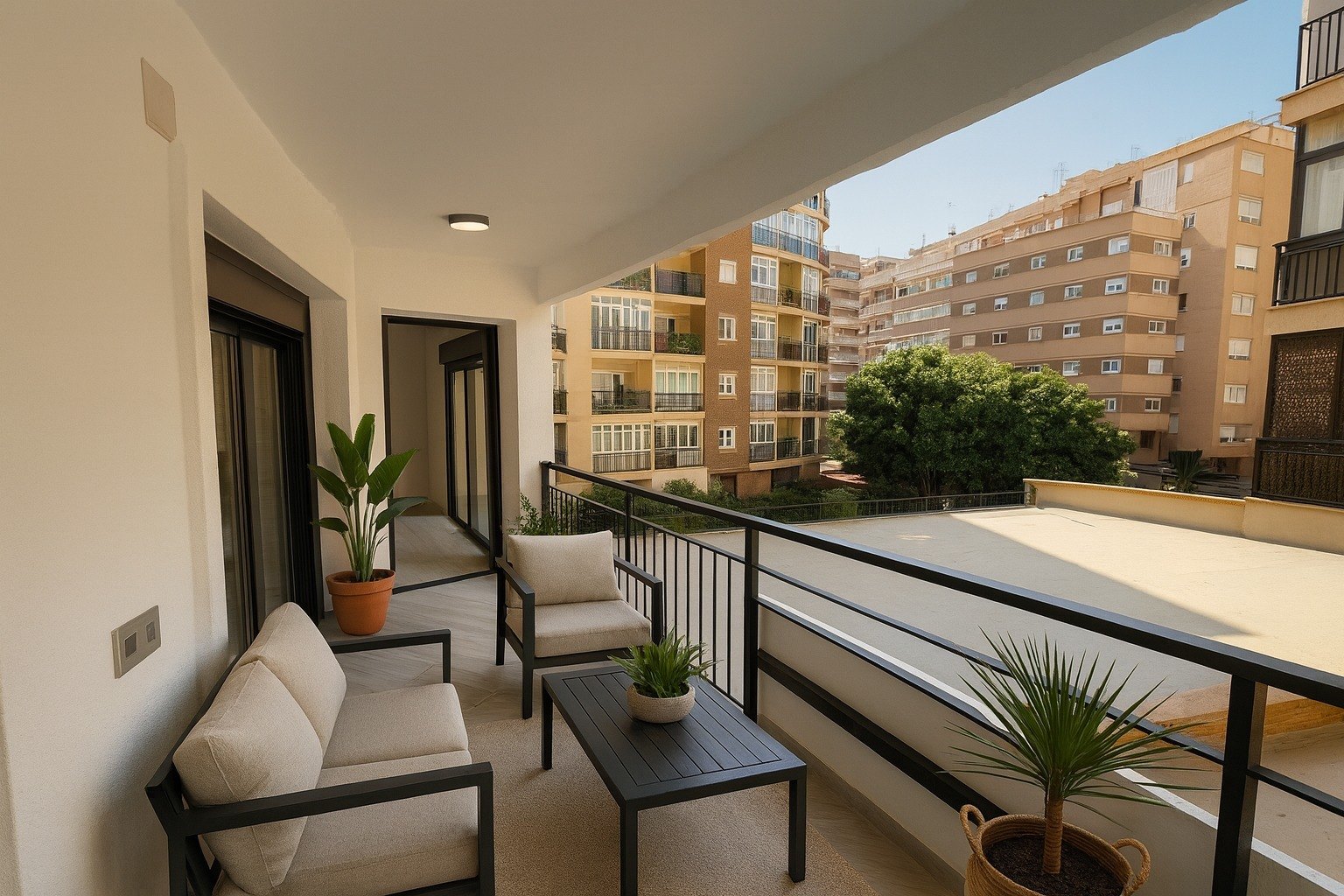 Comtemporary apartment near the beach in La Malagueta, Málaga