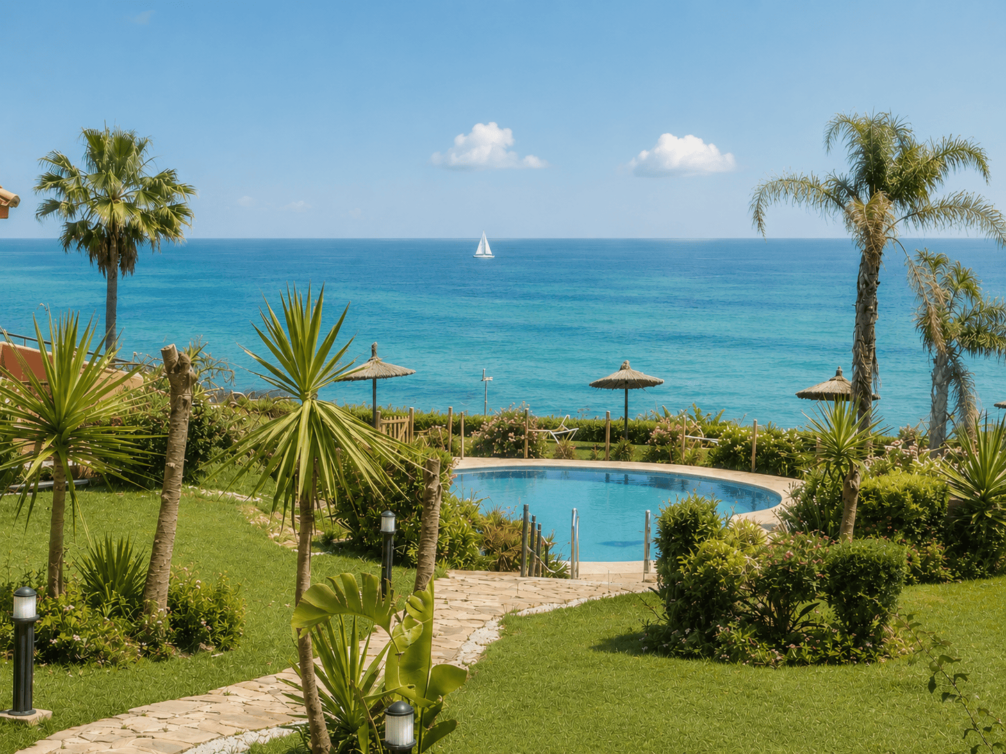 GRONUD FLOOR APARTMENT - 3 BEDROOMS - DIRECT ACCESS TO THE BEACH - ESTEPONA WEST