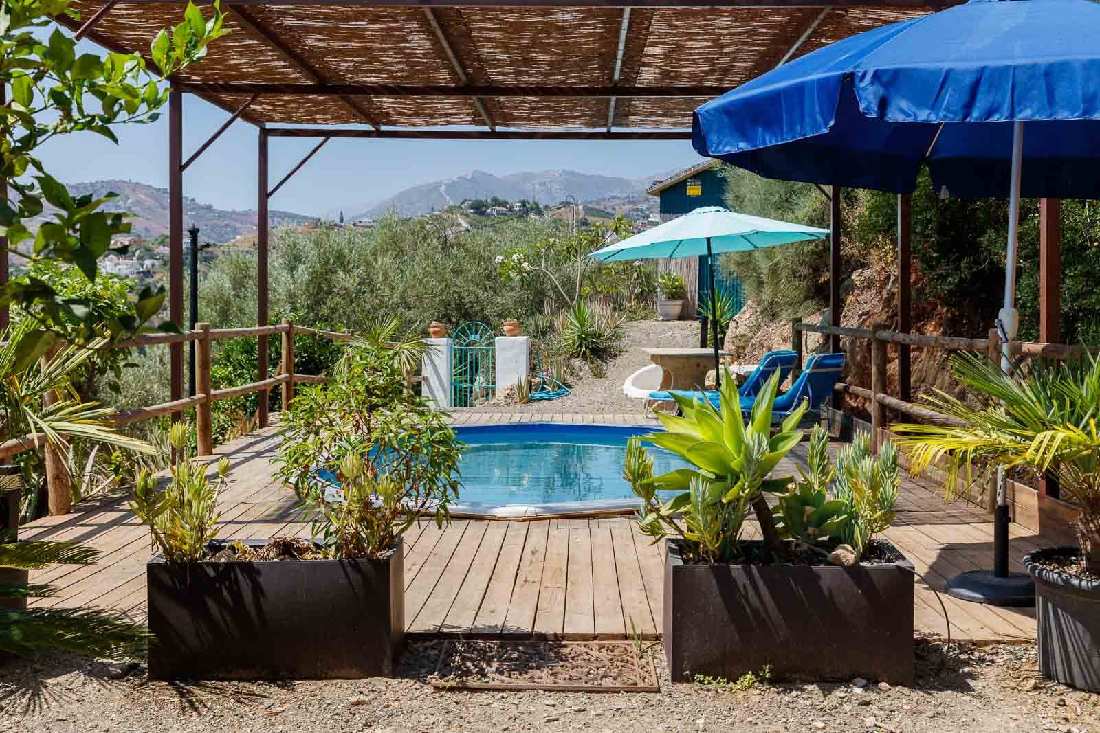 Cortijo andaluz,un refugio encantador en las montañas