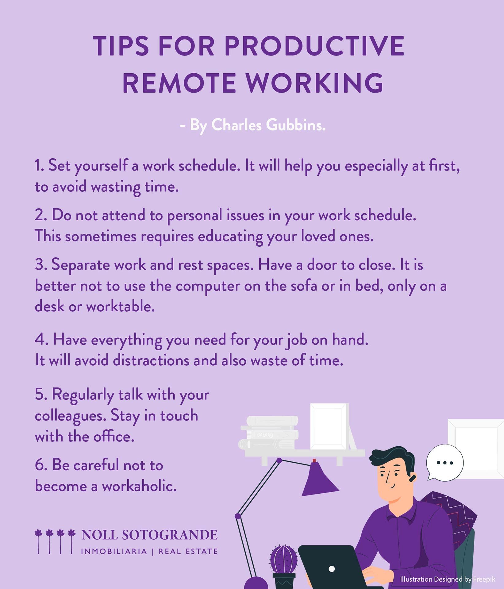 Could Sotogrande benefit from remote working? By Charles Gubbins - Illustration Designed by Freepik