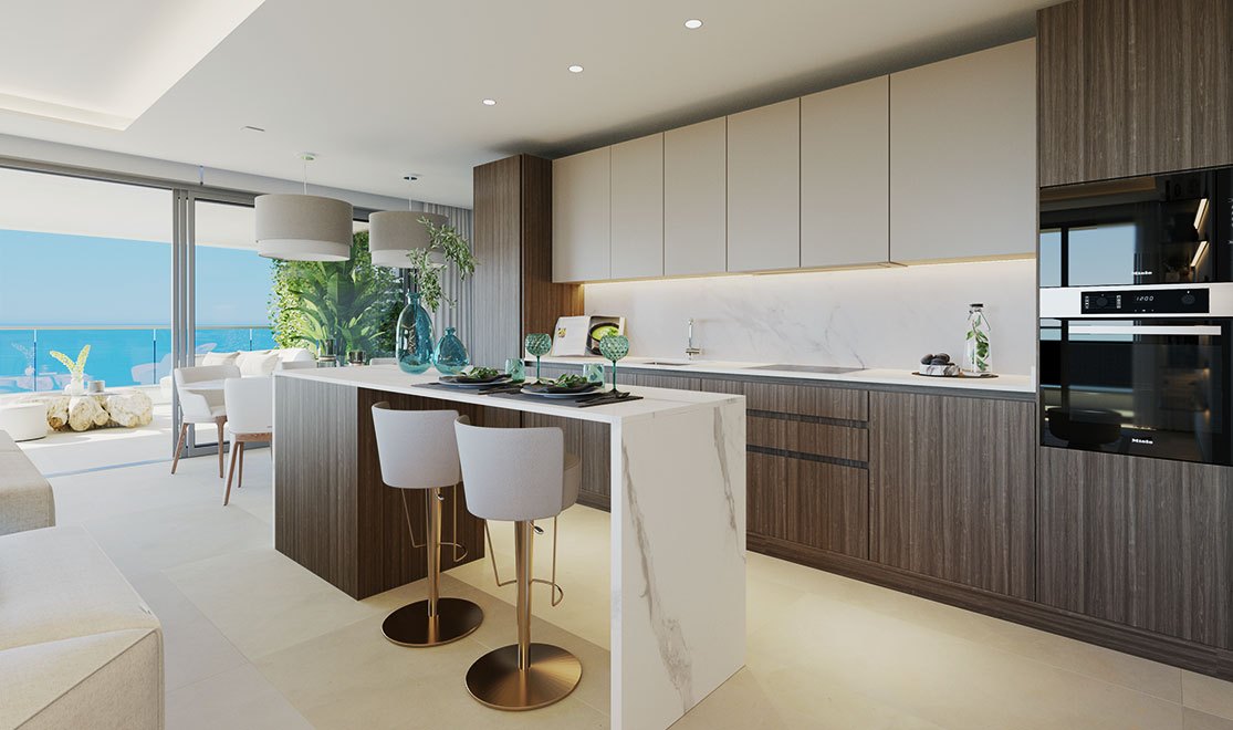 Arquitectura de élite frente al mar: ático dúplex con piscina en rooftop, Málaga oeste