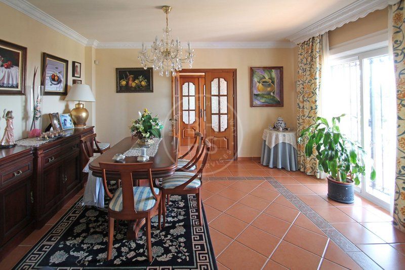 Andalusian-style villa, surrounded by nature, with views over Marbella city and the Mediterranean Sea in La Montua, Marbella.