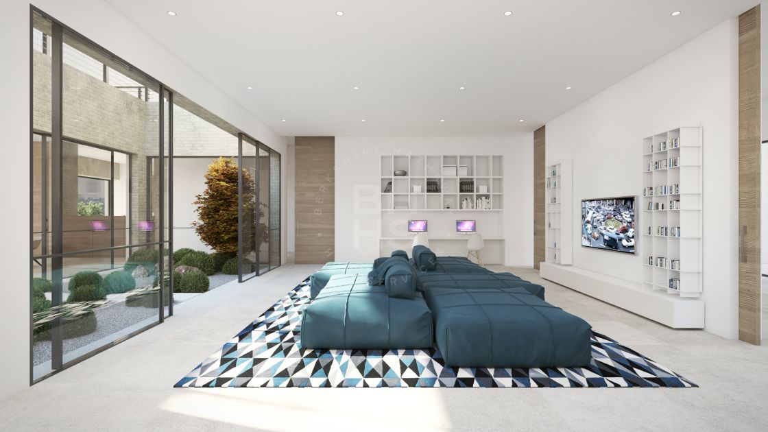 Spectacular off-plan turnkey villa located in the renown golf resort Los Flamingos, Benahavis.
