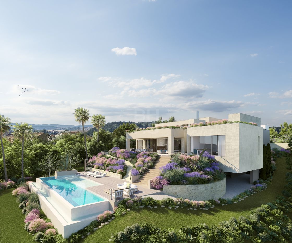 Spectacular off-plan turnkey villa located in the renown golf resort Los Flamingos, Benahavis.